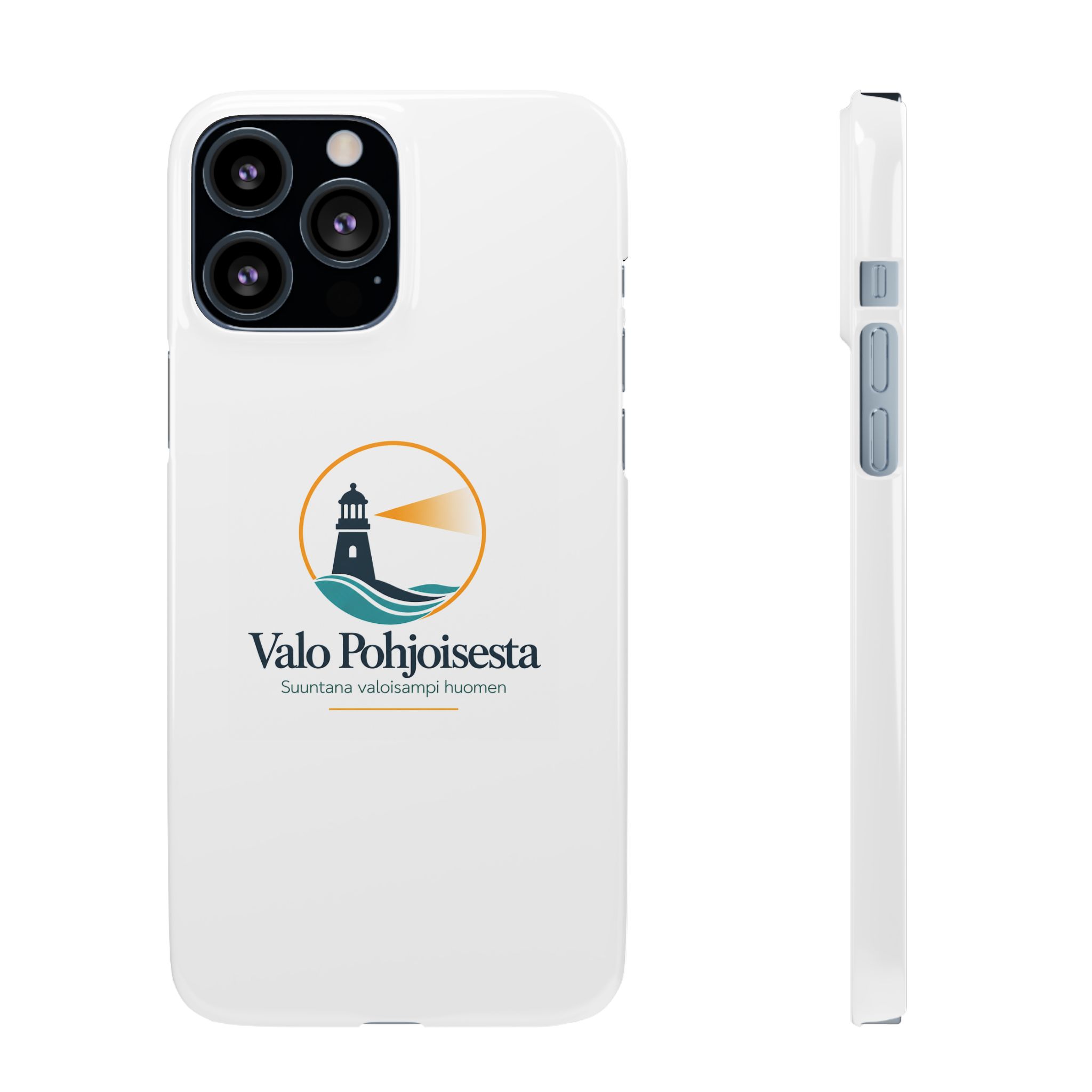 Lighthouse Logo Phone Case — Valo Pohjoisesta Snap Case - Image 65