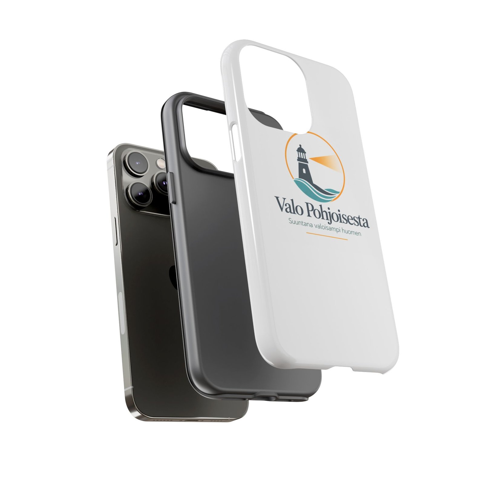 Lighthouse Logo Tough Phone Case — Valo Pohjoisesta Protective Cover - Image 17