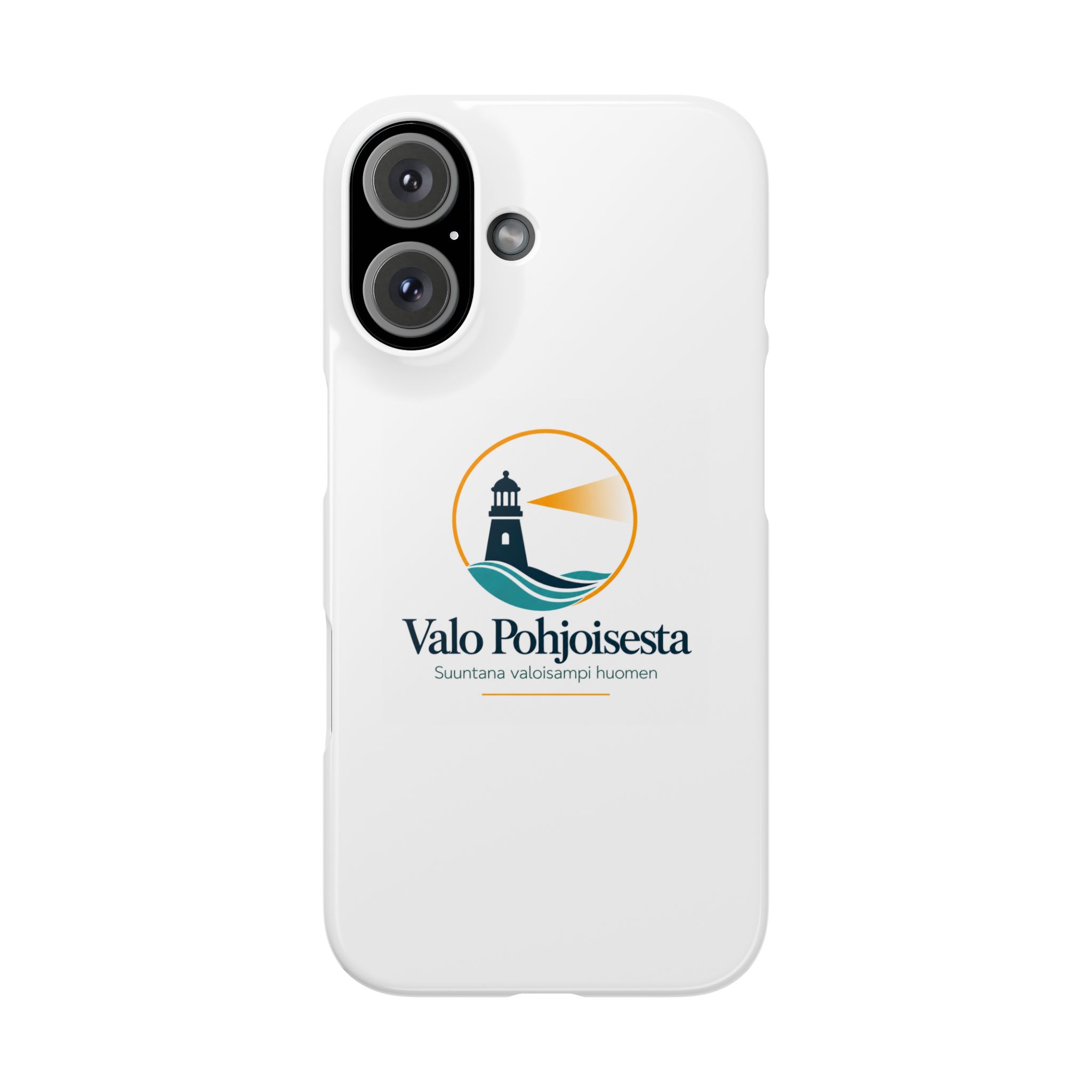 Lighthouse Logo Phone Case — Valo Pohjoisesta Snap Case - Image 96