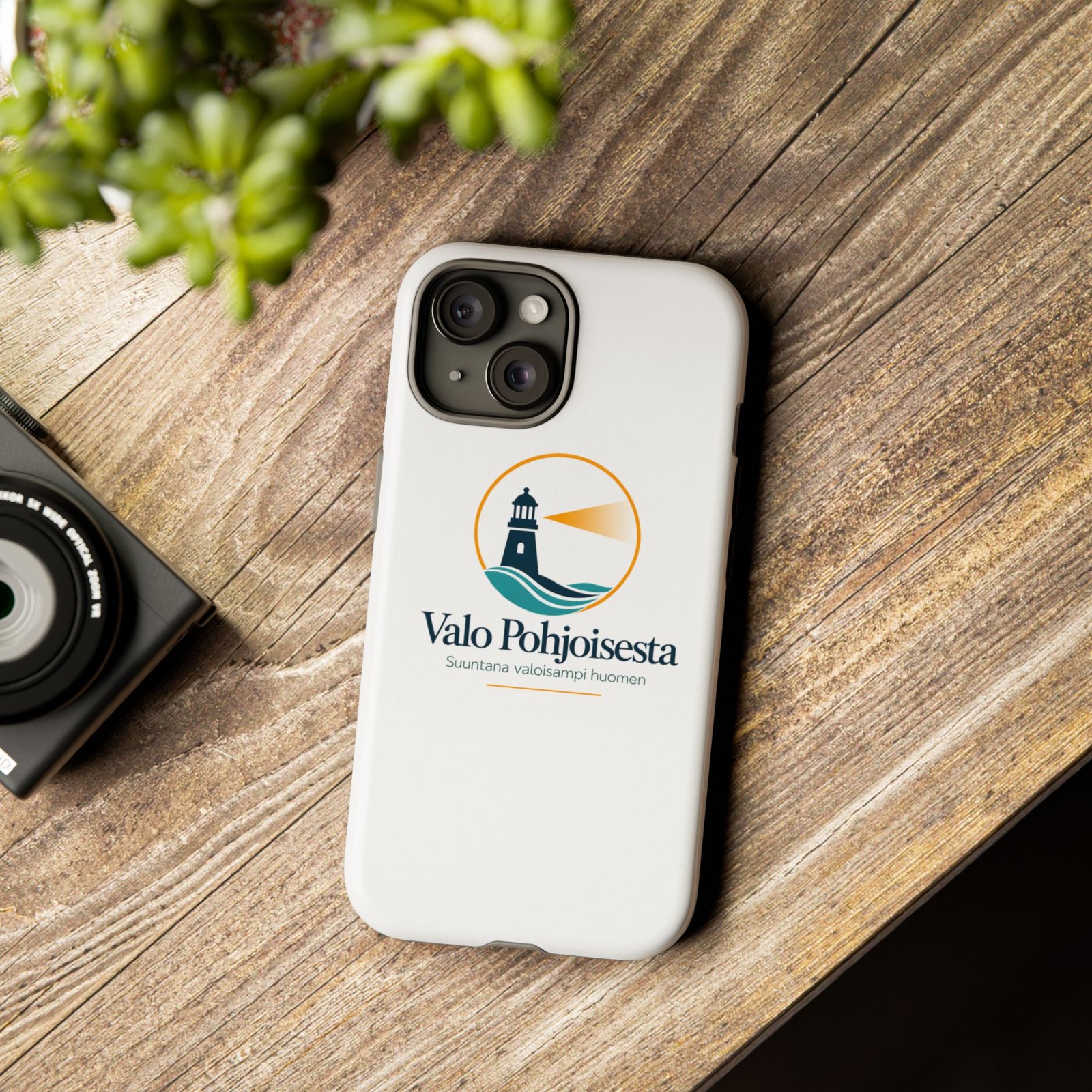 Lighthouse Logo Tough Phone Case — Valo Pohjoisesta Protective Cover - Image 53