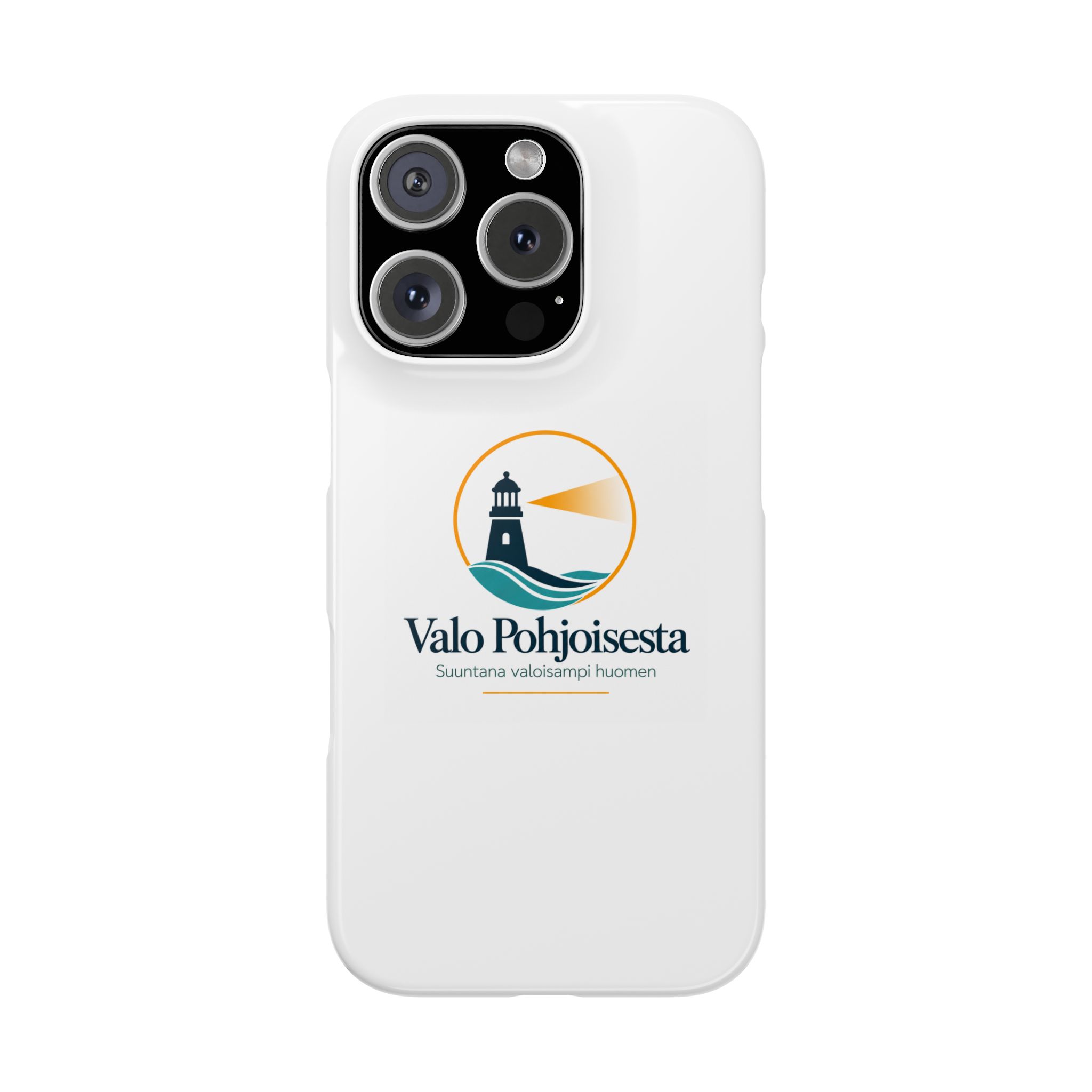 Lighthouse Logo Phone Case — Valo Pohjoisesta Snap Case - Image 102