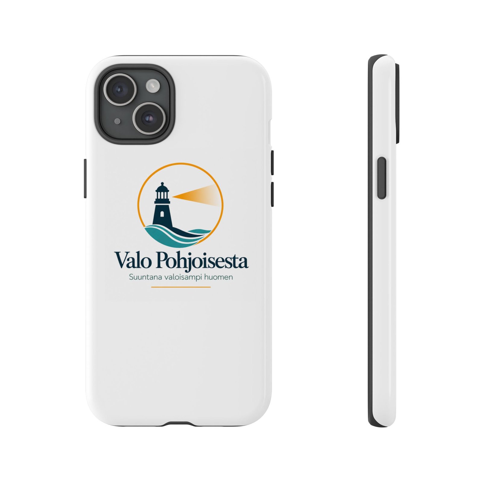 Lighthouse Logo Tough Phone Case — Valo Pohjoisesta Protective Cover - Image 19