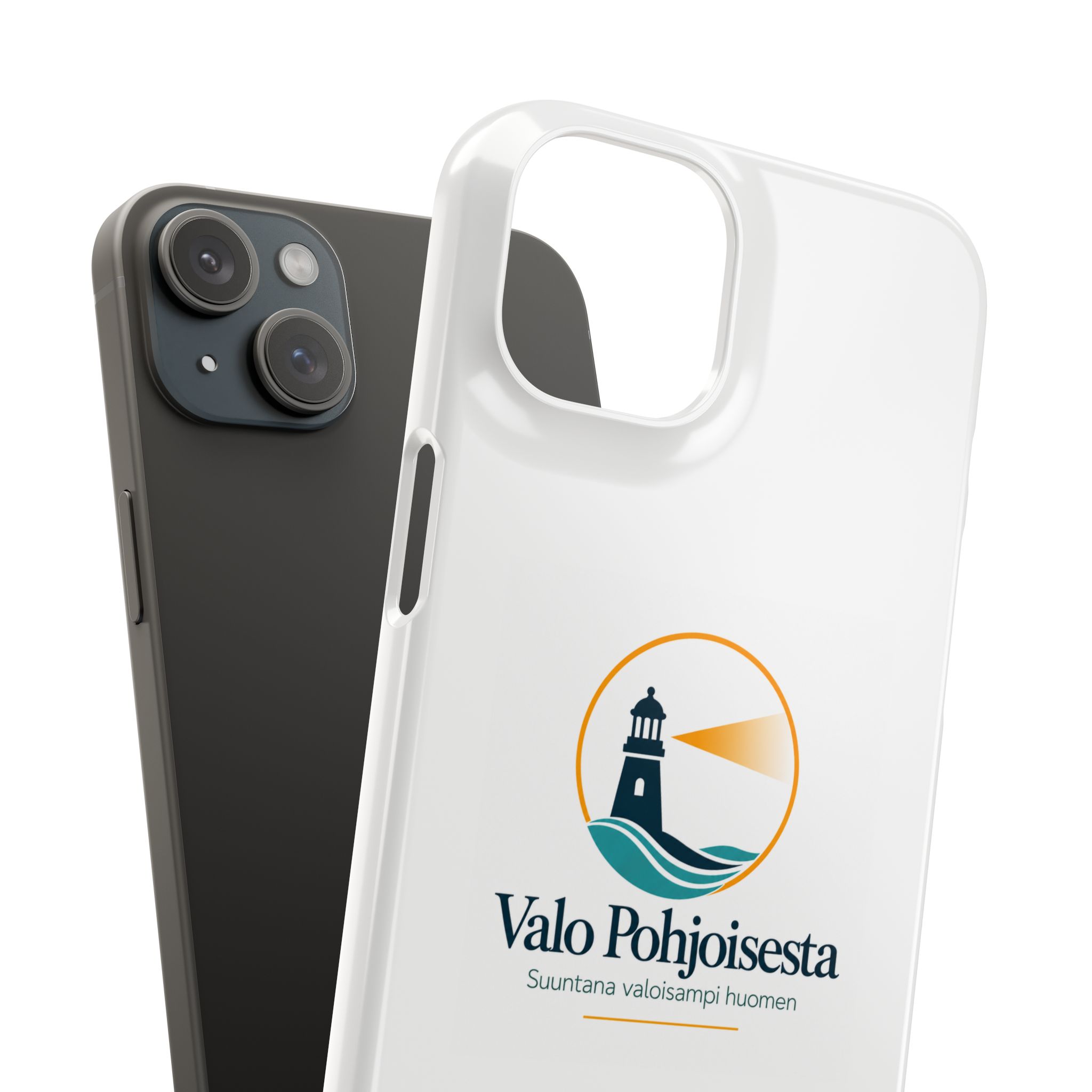 Lighthouse Logo Phone Case — Valo Pohjoisesta Snap Case - Image 134