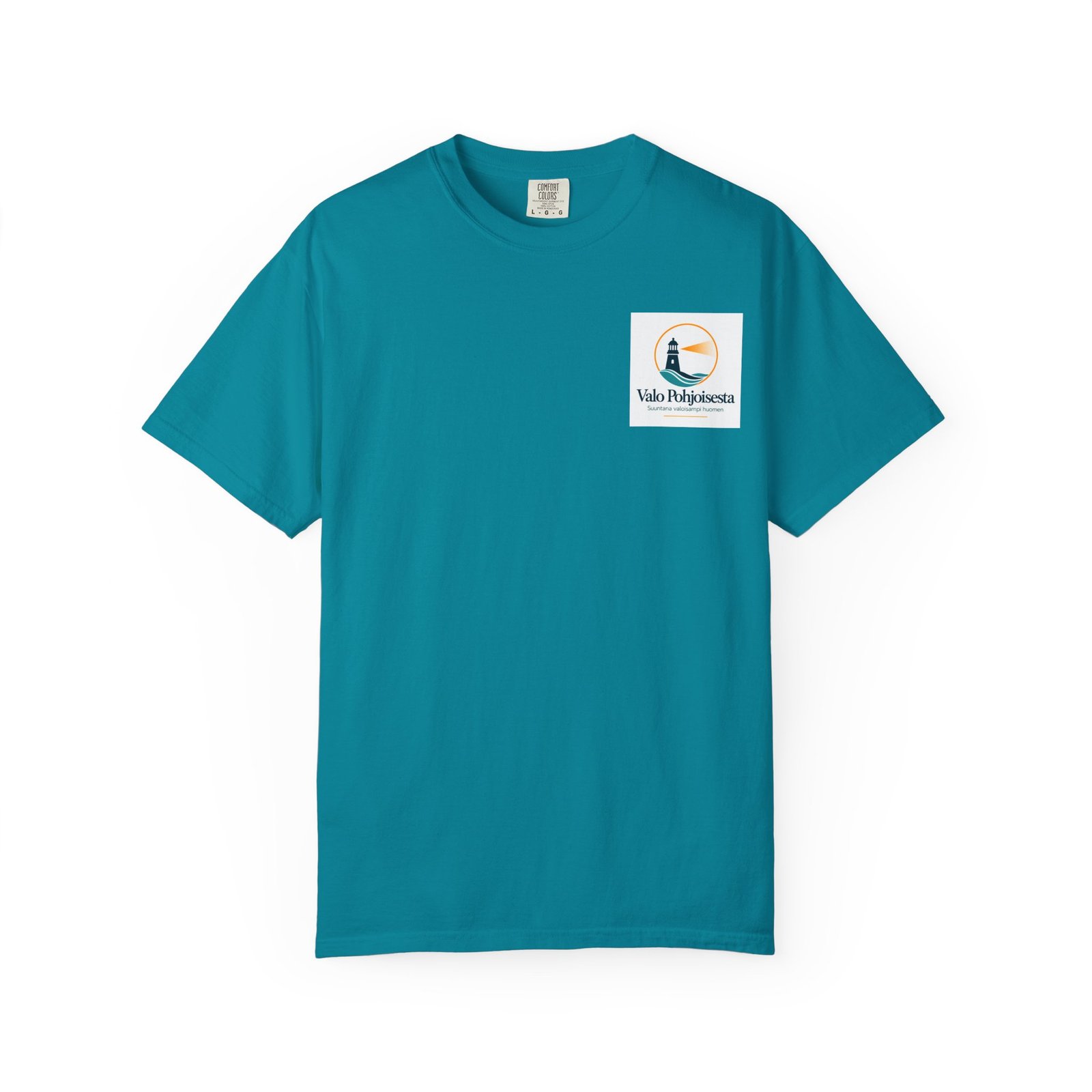 Lighthouse Coast Pocket T-paita — merihenkinen aaltoaiheinen T-paita - Image 25