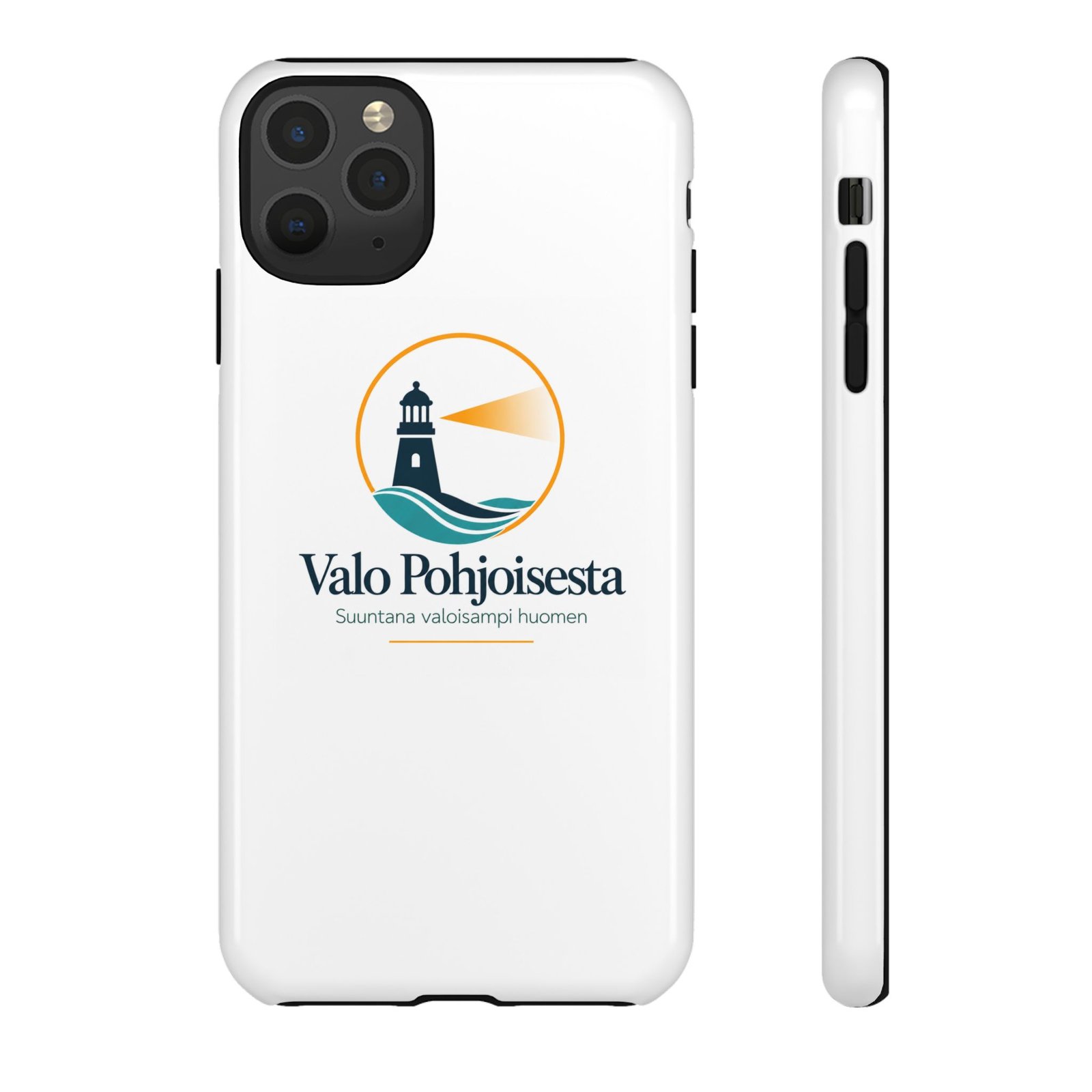 Lighthouse Logo Tough Phone Case — Valo Pohjoisesta Protective Cover - Image 50