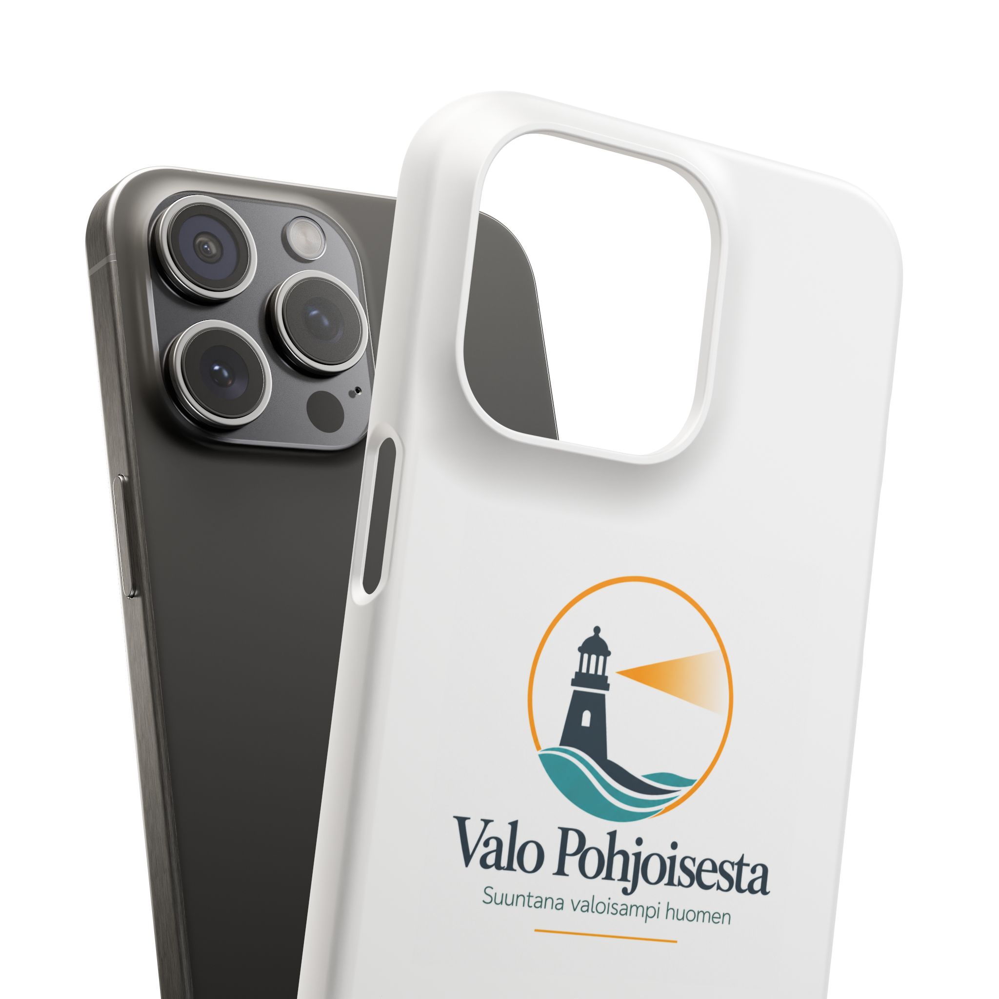 Lighthouse Logo Phone Case — Valo Pohjoisesta Snap Case - Image 143