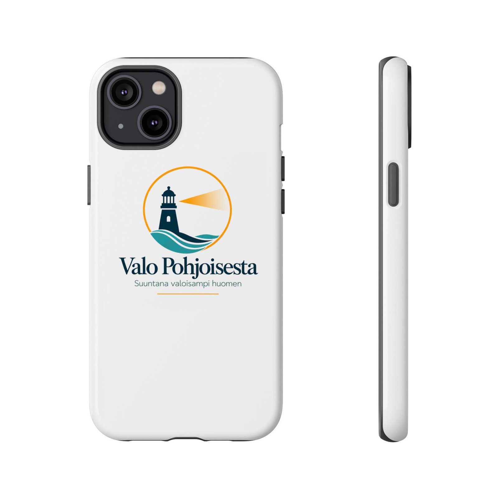 Lighthouse Logo Tough Phone Case — Valo Pohjoisesta Protective Cover - Image 22