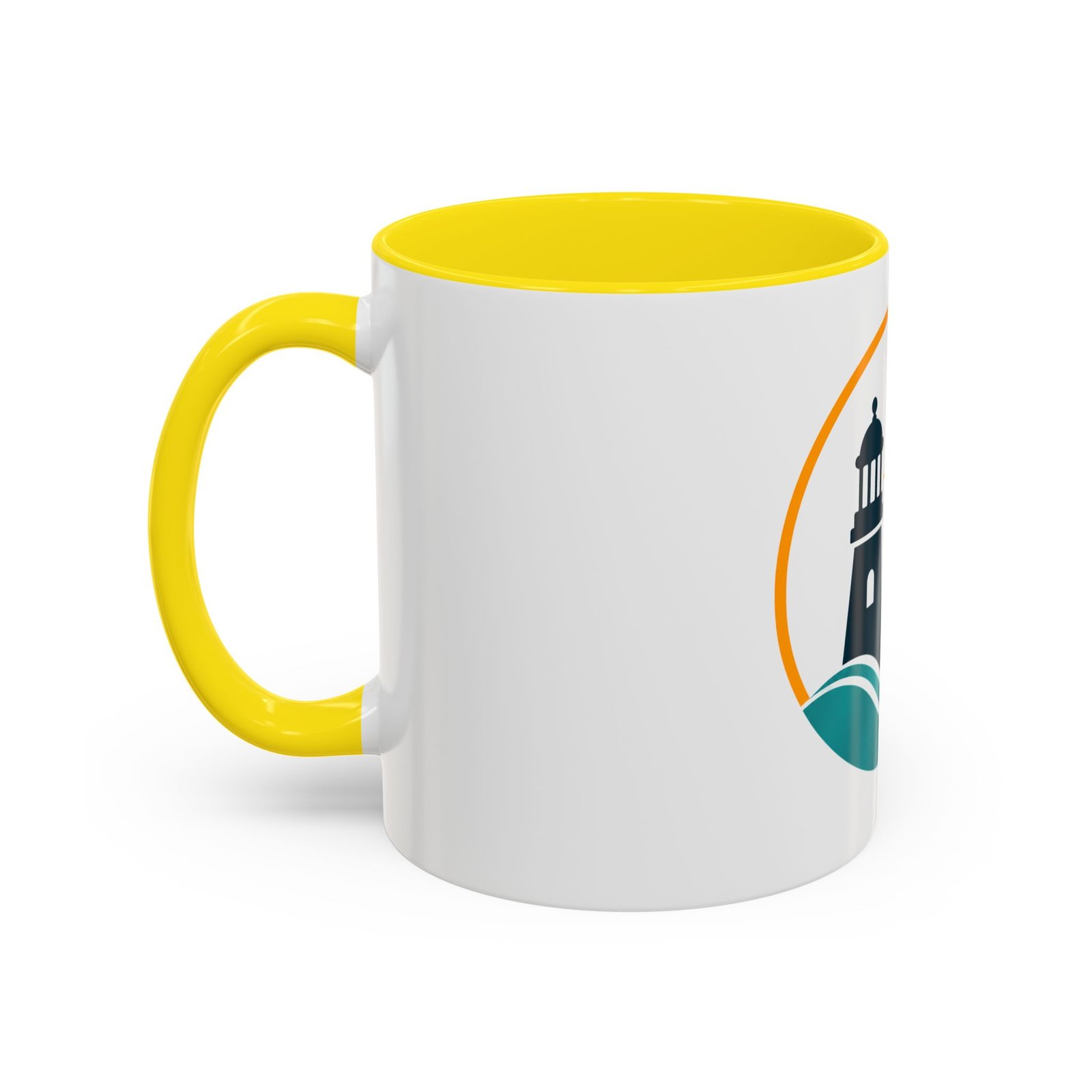LLighthouse Coastal Accent -kahvimuki — merihenkinen aaltokuvio (11/15 oz) - Image 31