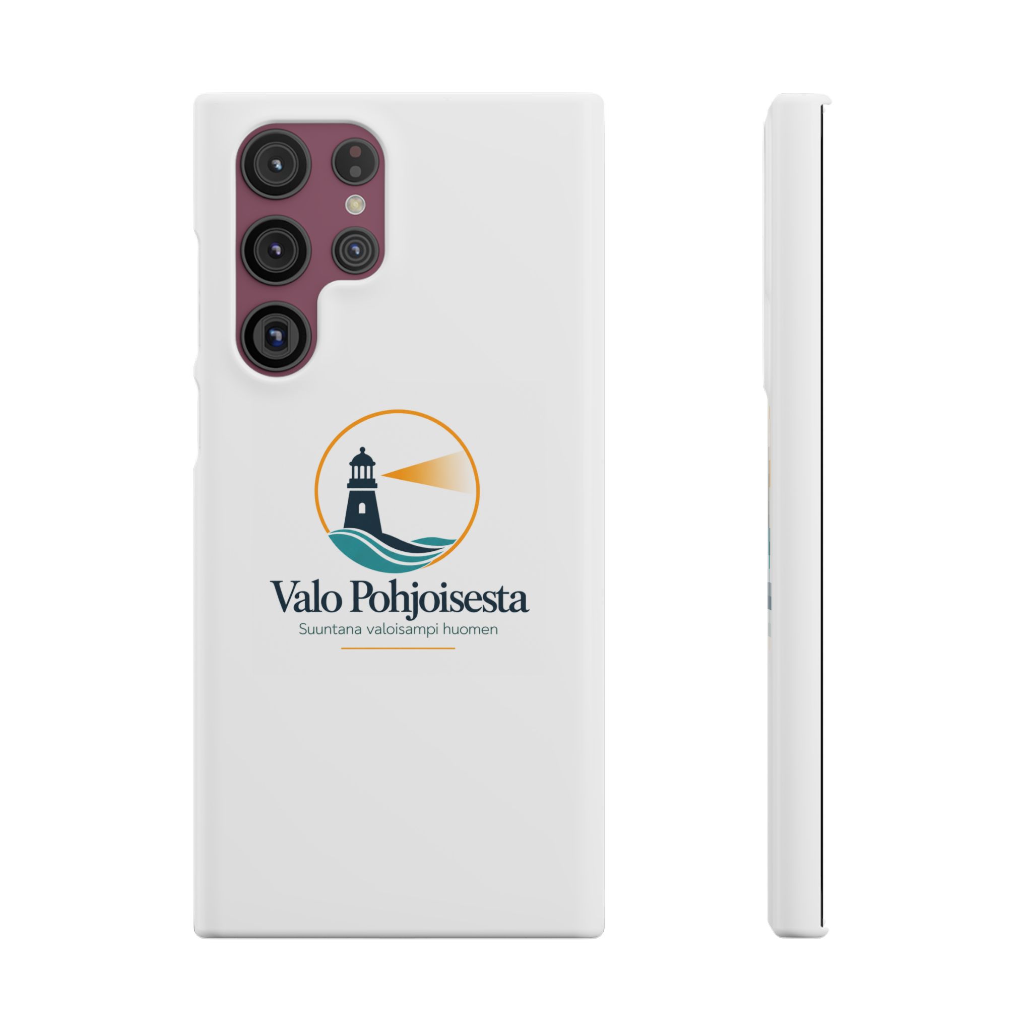 Lighthouse Logo Phone Case — Valo Pohjoisesta Snap Case - Image 76