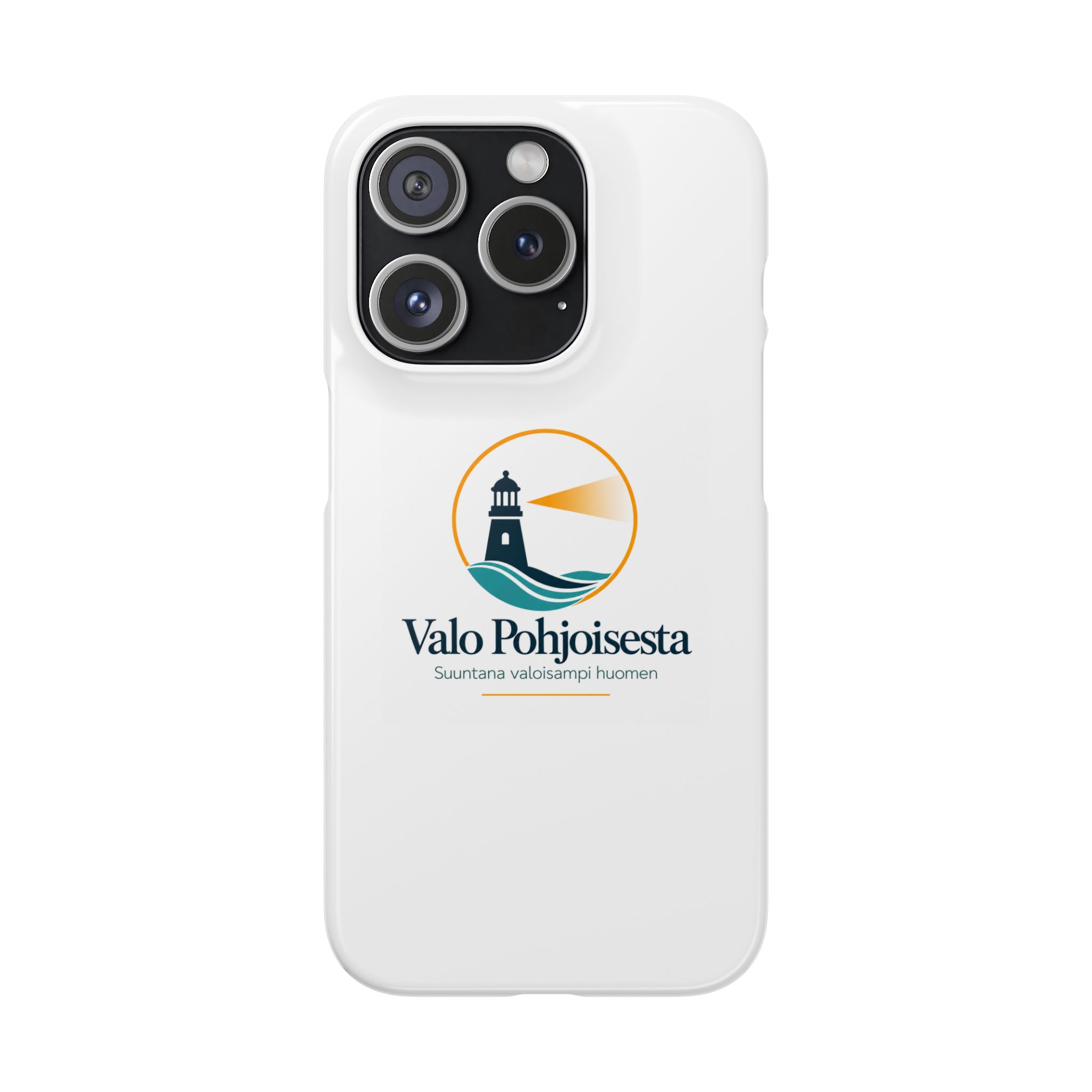 Lighthouse Logo Phone Case — Valo Pohjoisesta Snap Case - Image 126