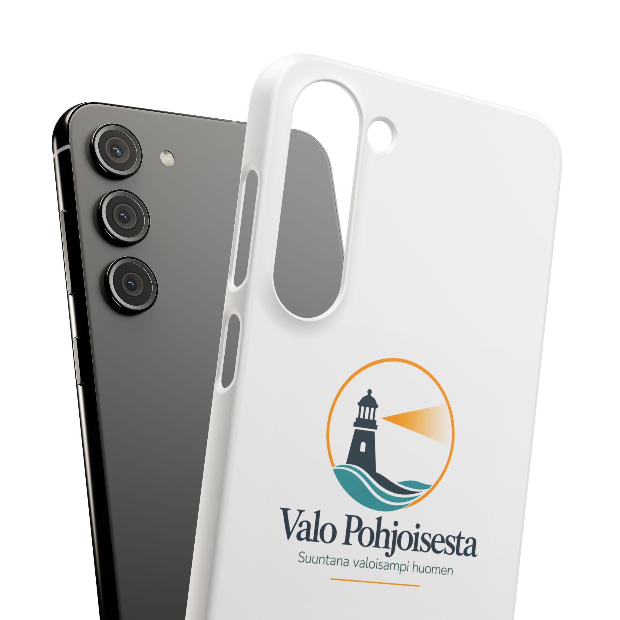 Lighthouse Logo Phone Case — Valo Pohjoisesta Snap Case - Image 173