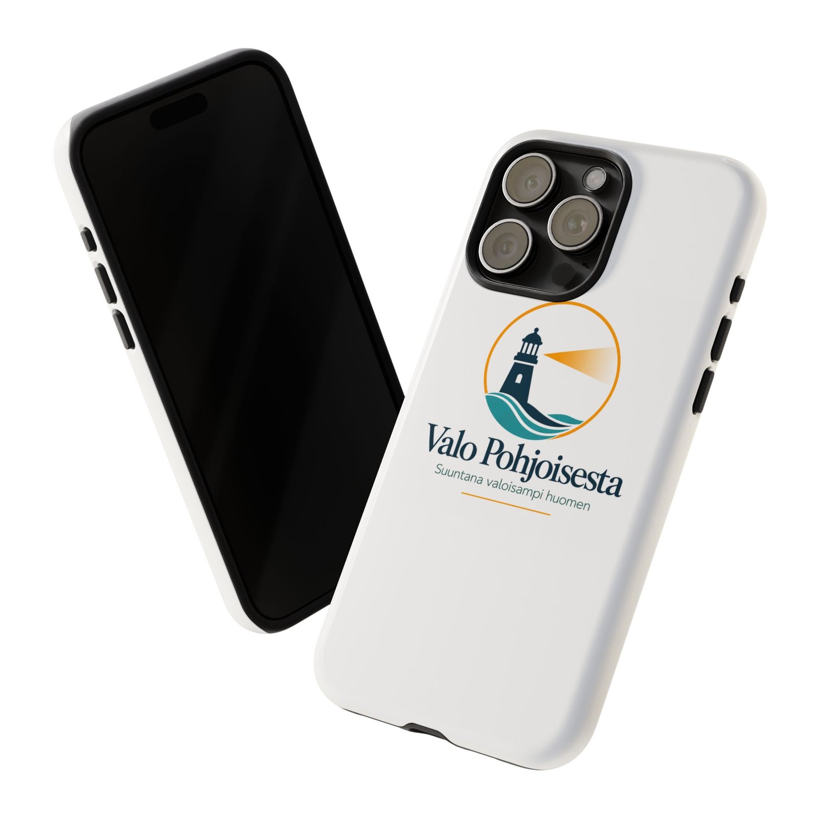 Lighthouse Logo Tough Phone Case — Valo Pohjoisesta Protective Cover - Image 44