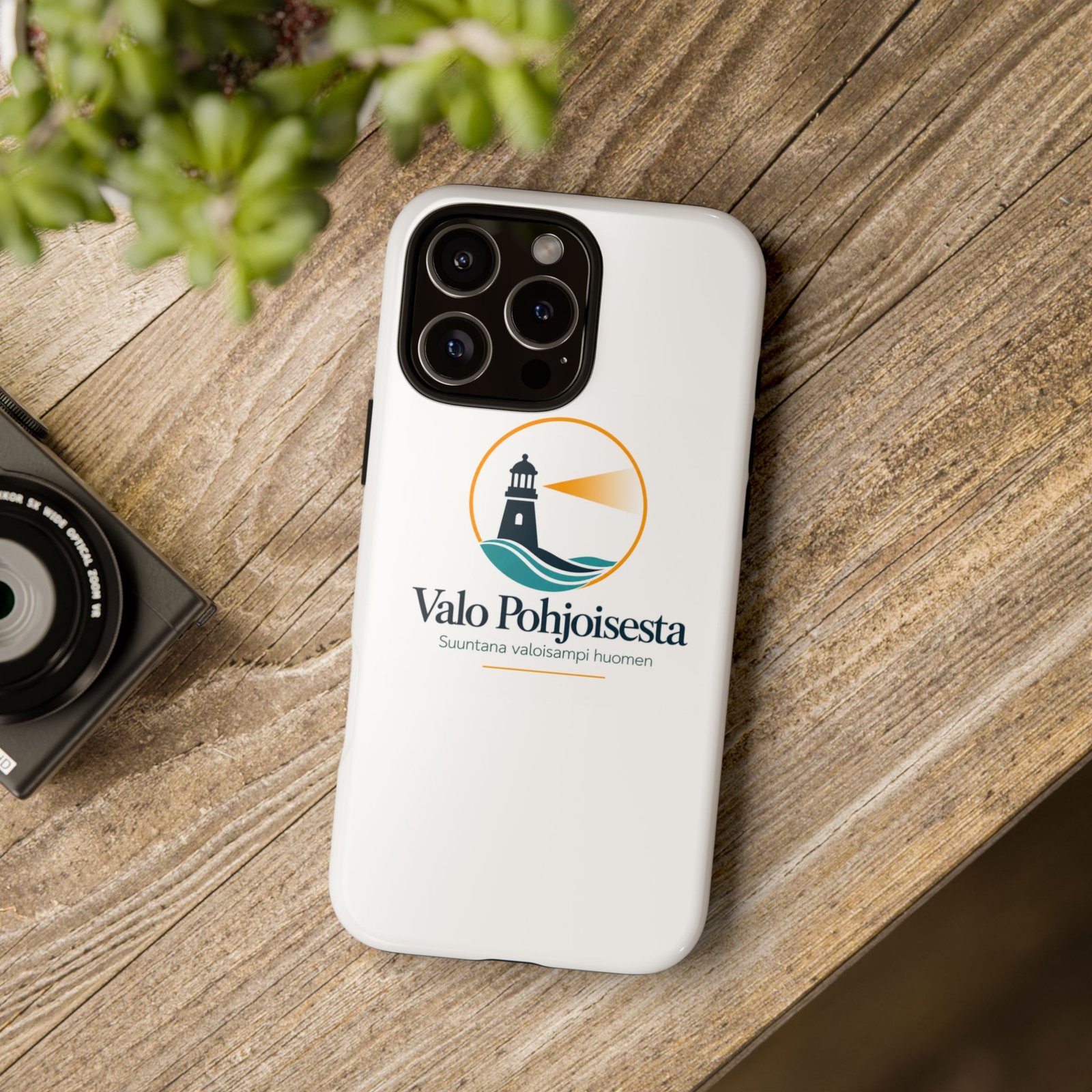 Lighthouse Logo Tough Phone Case — Valo Pohjoisesta Protective Cover - Image 12
