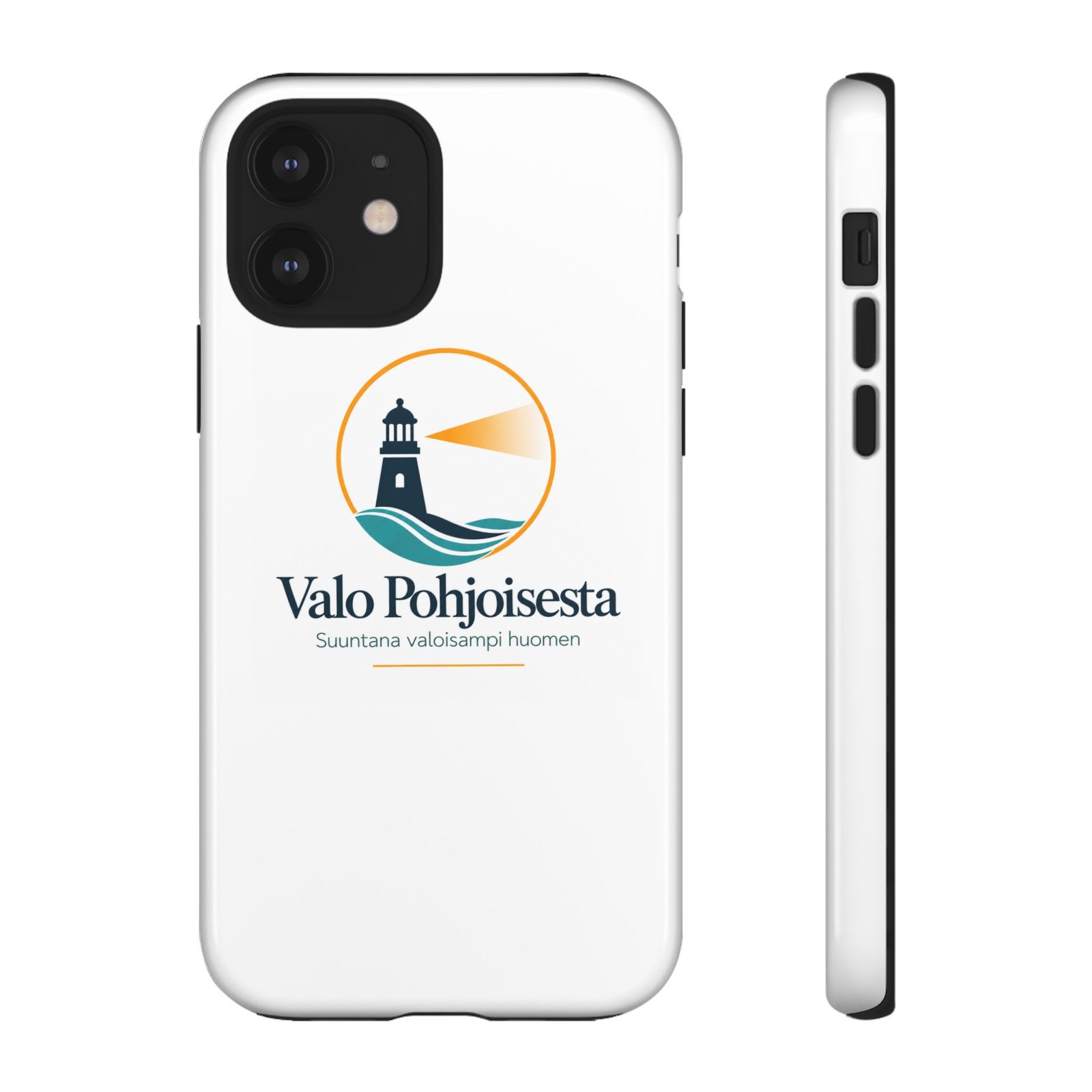 Lighthouse Logo Tough Phone Case — Valo Pohjoisesta Protective Cover - Image 49