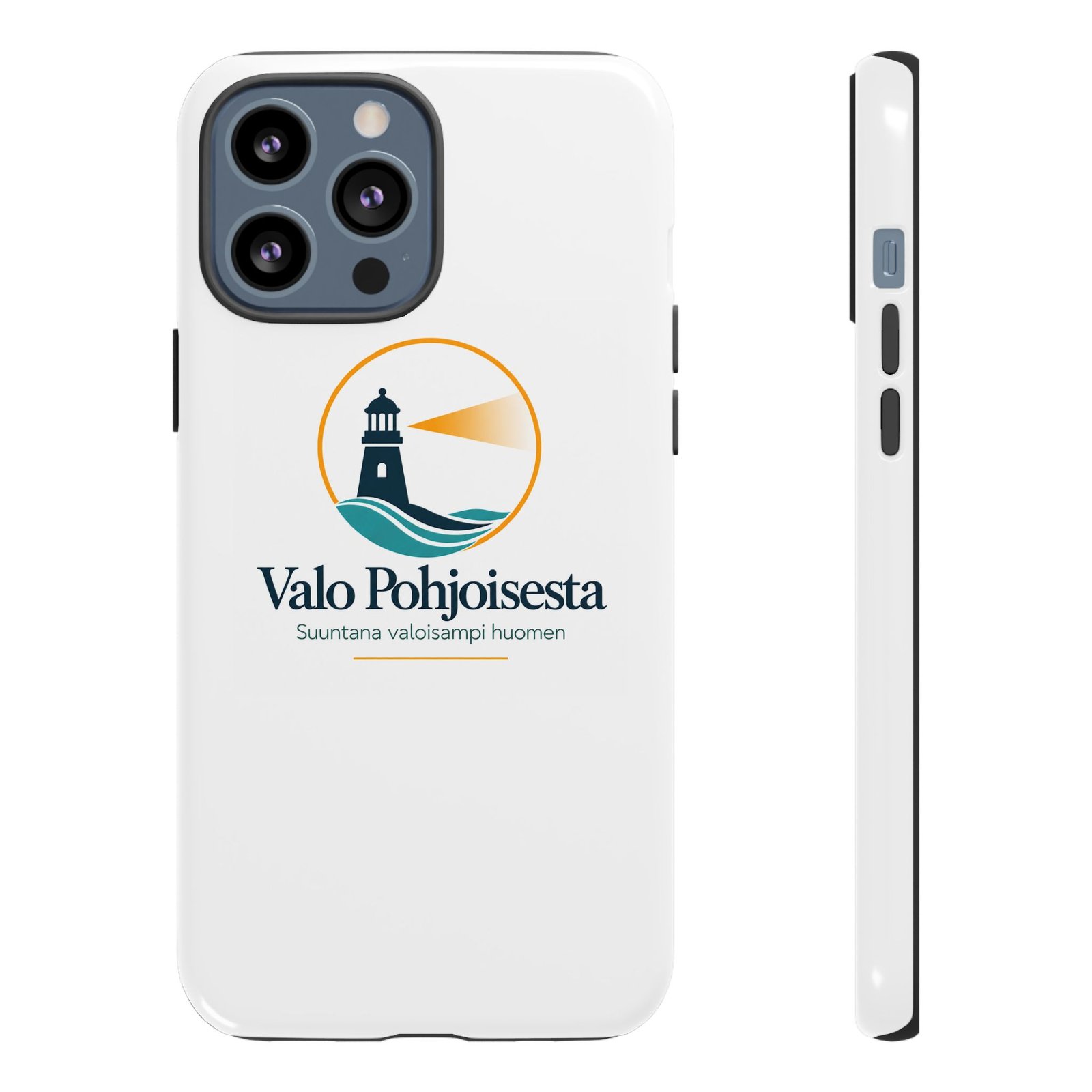 Lighthouse Logo Tough Phone Case — Valo Pohjoisesta Protective Cover - Image 54