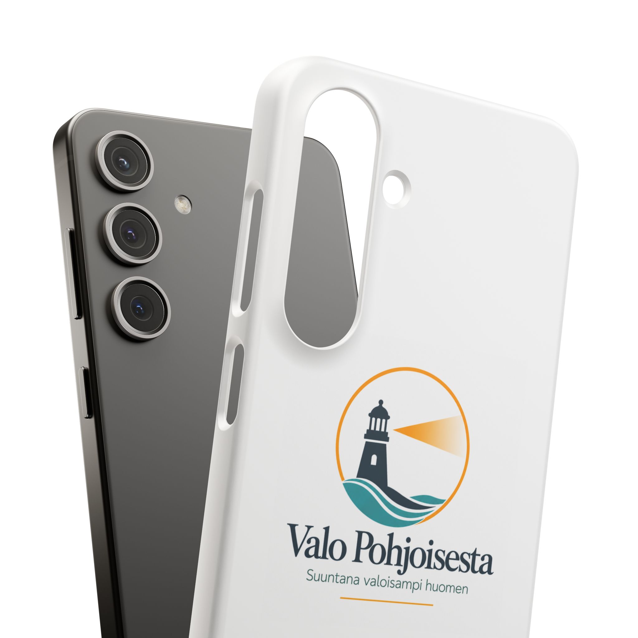 Lighthouse Logo Phone Case — Valo Pohjoisesta Snap Case - Image 149