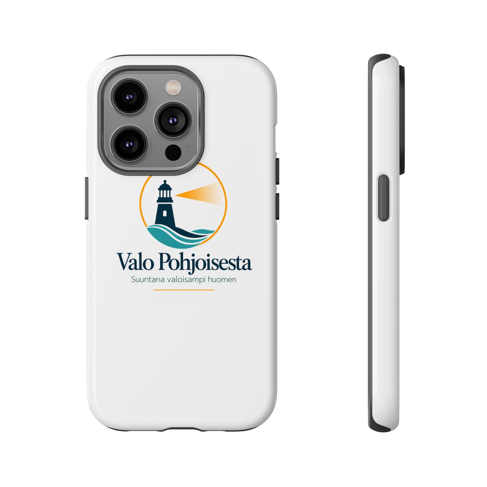 Lighthouse Logo Tough Phone Case — Valo Pohjoisesta Protective Cover - Image 5