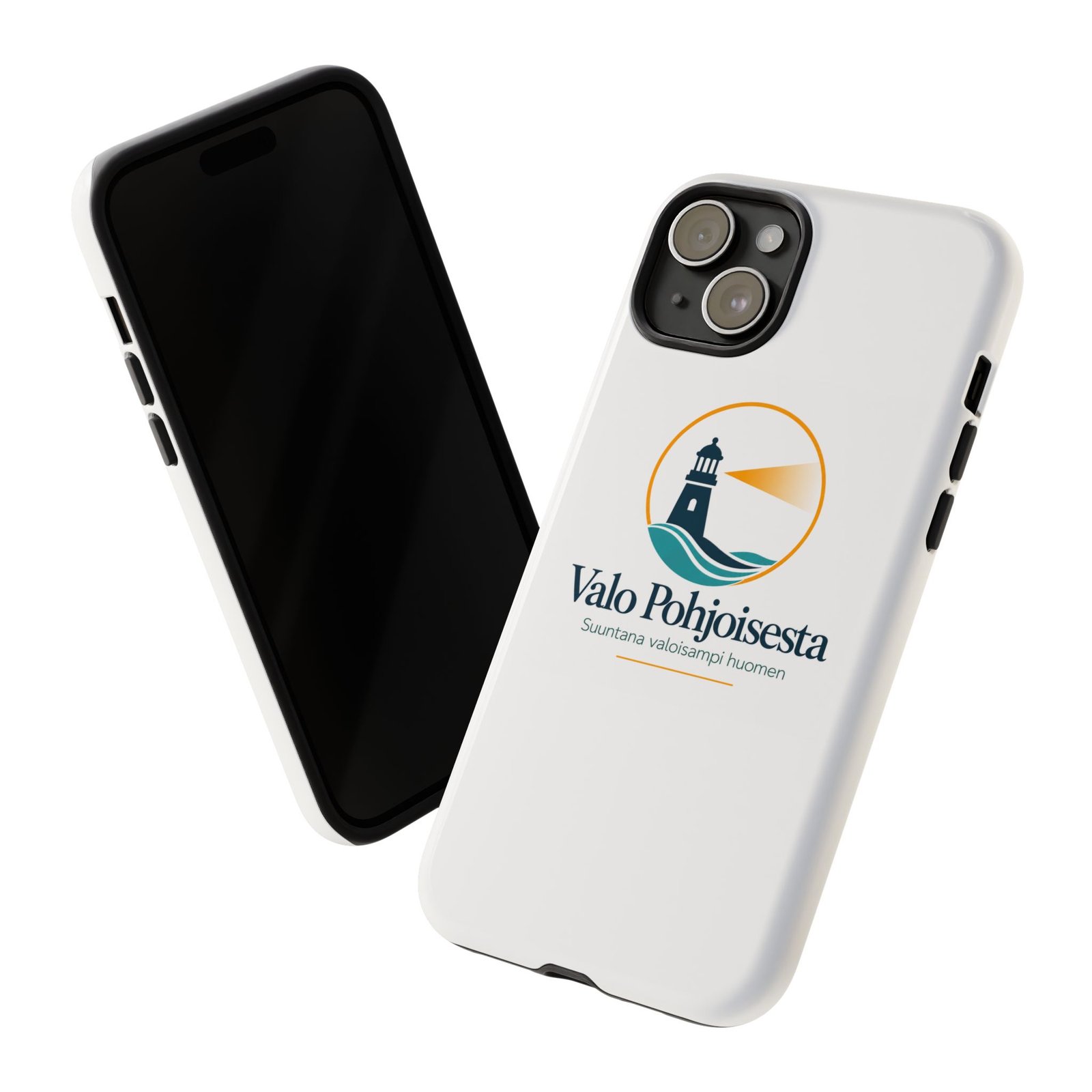 Lighthouse Logo Tough Phone Case — Valo Pohjoisesta Protective Cover - Image 20