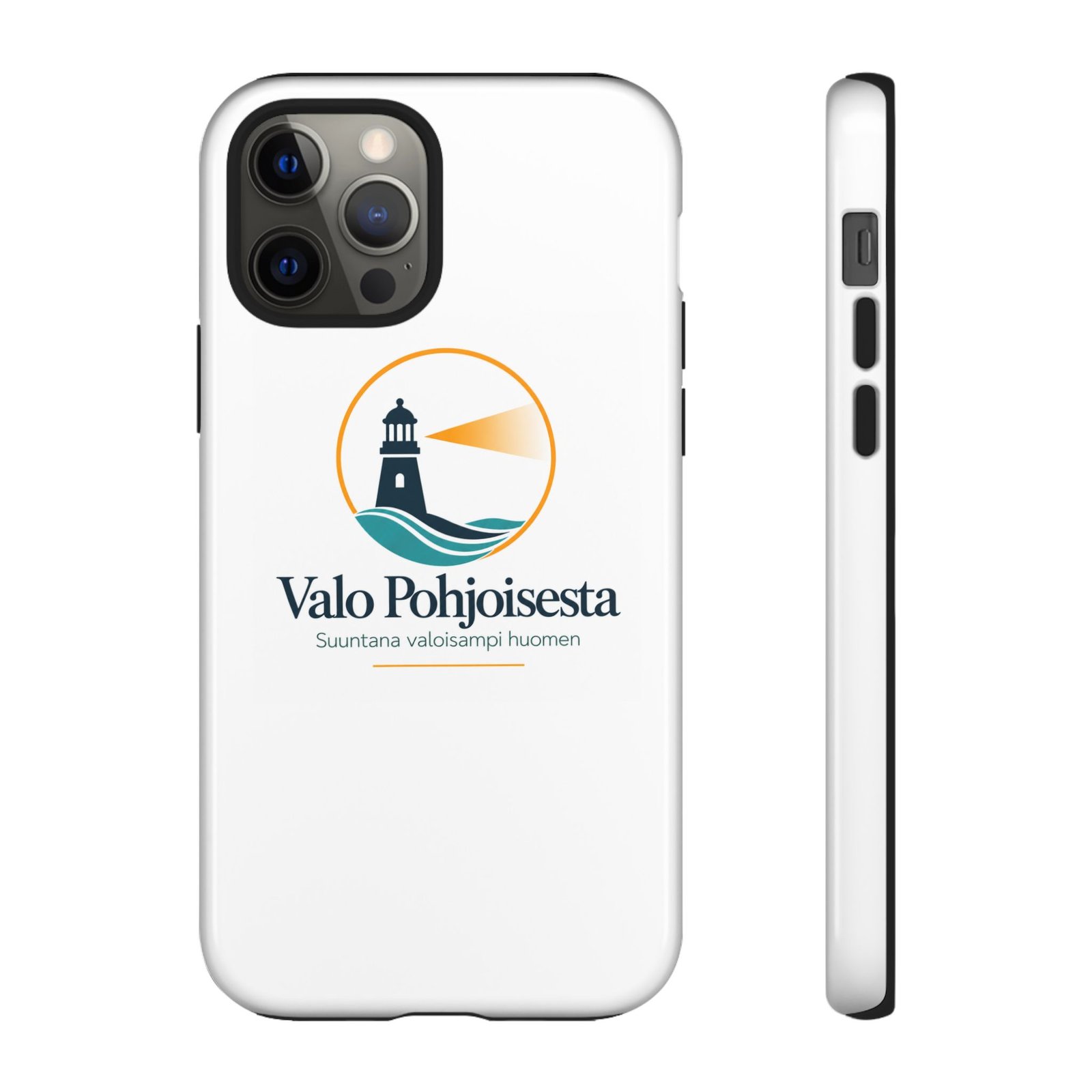 Lighthouse Logo Tough Phone Case — Valo Pohjoisesta Protective Cover - Image 31