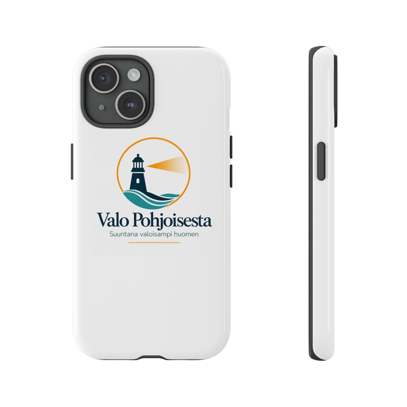 Lighthouse Logo Tough Phone Case — Valo Pohjoisesta Protective Cover - Image 51