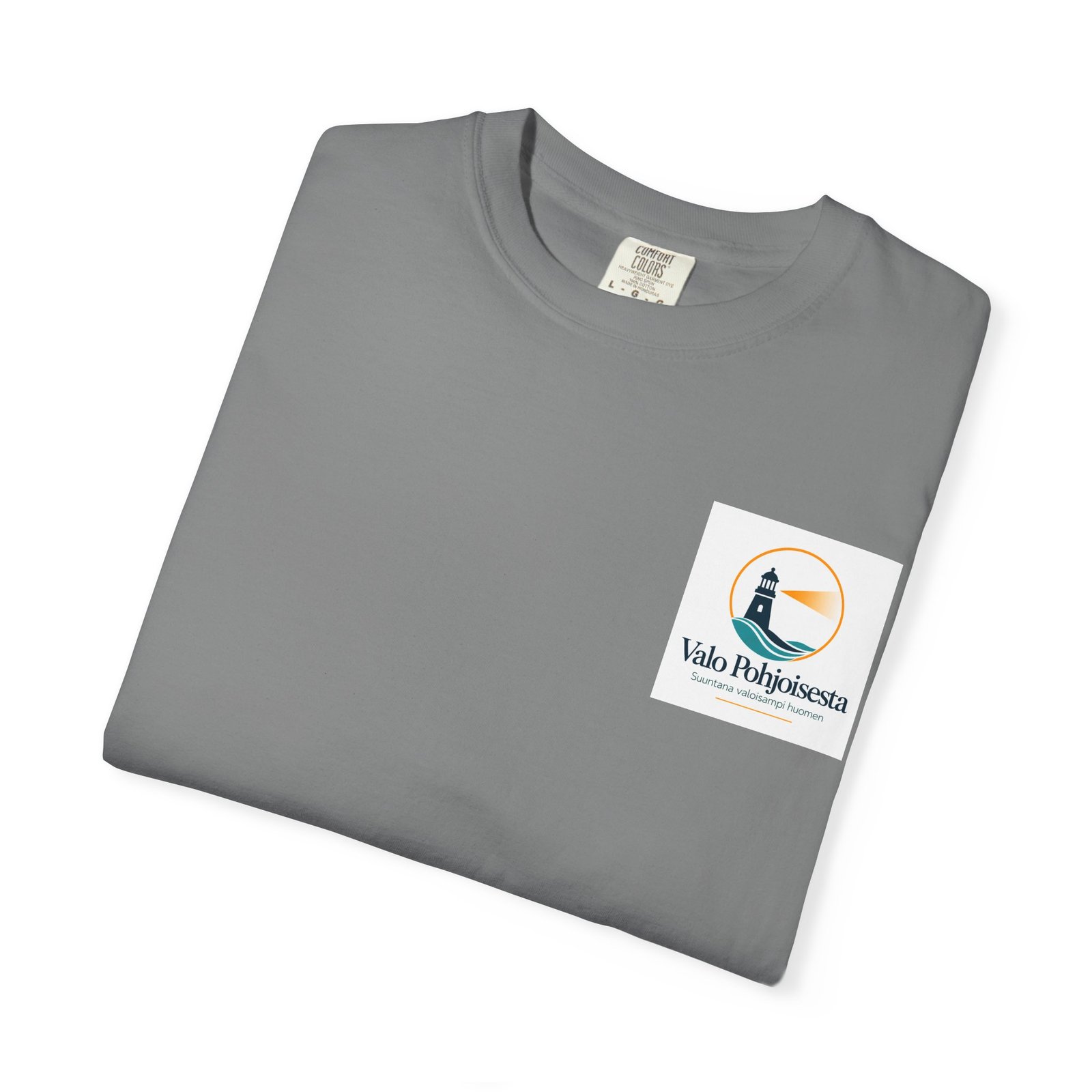 Lighthouse Coast Pocket T-paita — merihenkinen aaltoaiheinen T-paita - Image 7