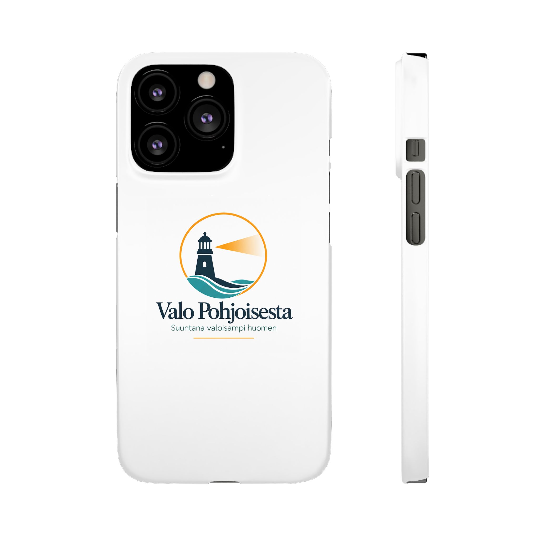 Lighthouse Logo Phone Case — Valo Pohjoisesta Snap Case - Image 63