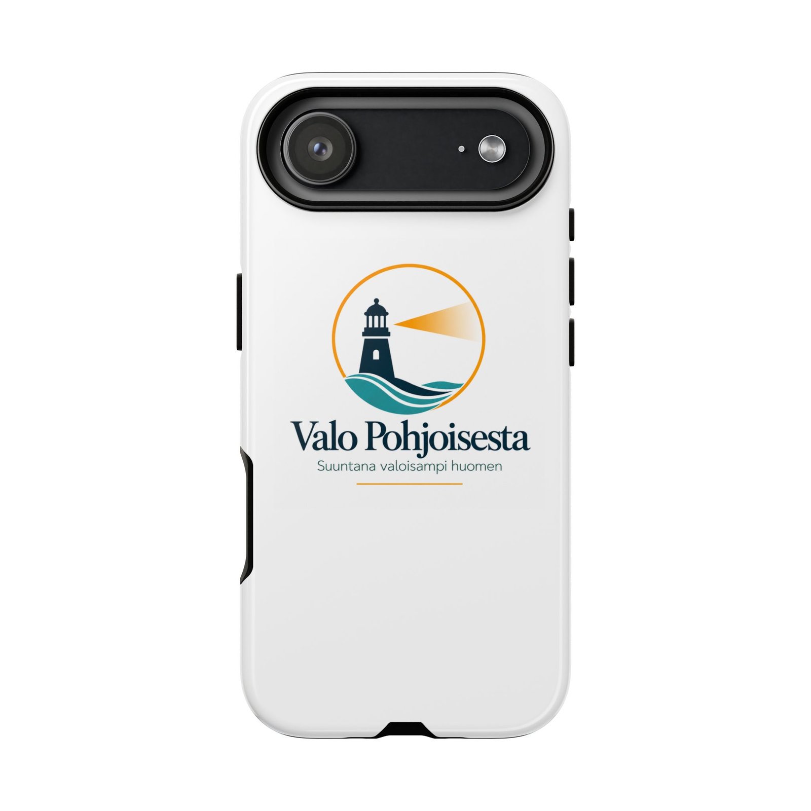 Lighthouse Logo Tough Phone Case — Valo Pohjoisesta Protective Cover - Image 26