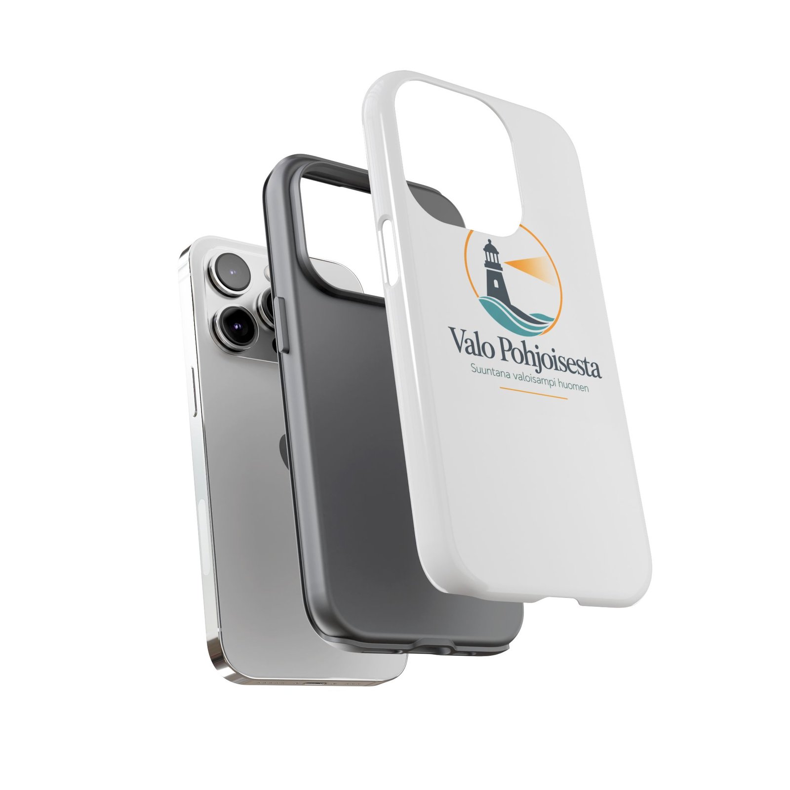 Lighthouse Logo Tough Phone Case — Valo Pohjoisesta Protective Cover - Image 7