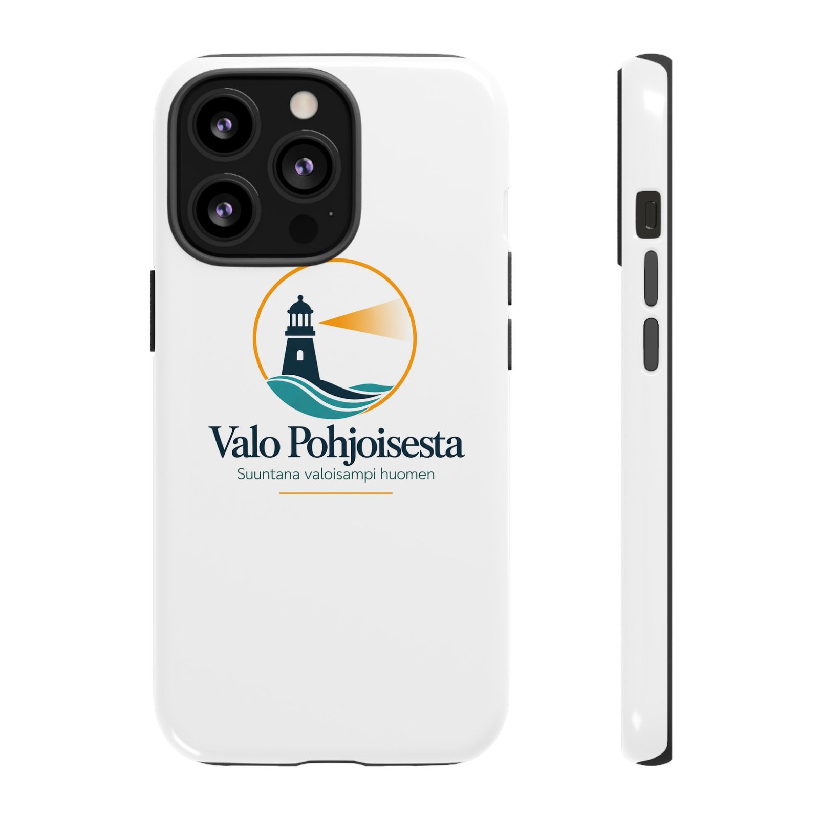 Lighthouse Logo Tough Phone Case — Valo Pohjoisesta Protective Cover - Image 58