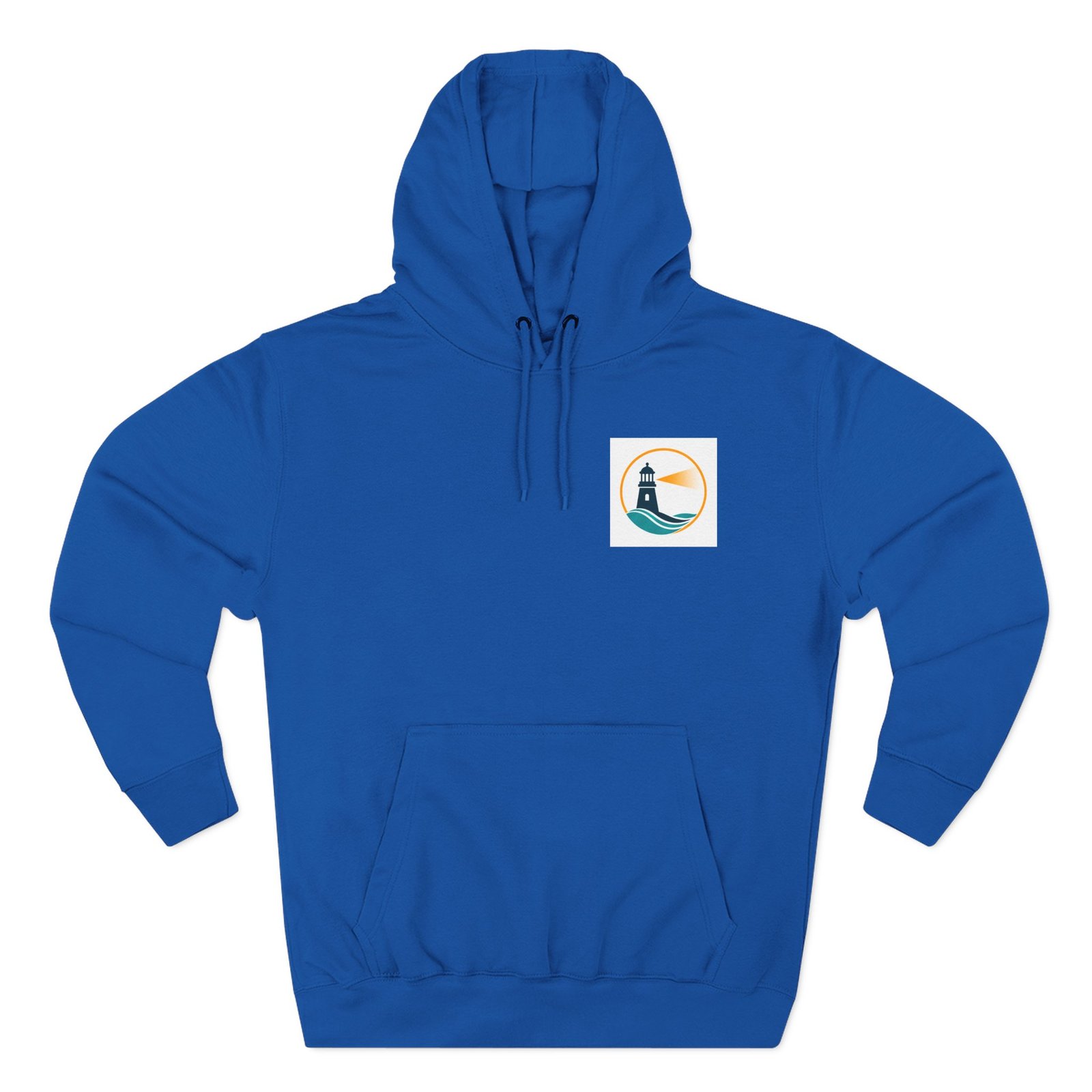 Lighthouse Wave -huppari — Minimalistinen rannikkoteemainen fleece - Image 13
