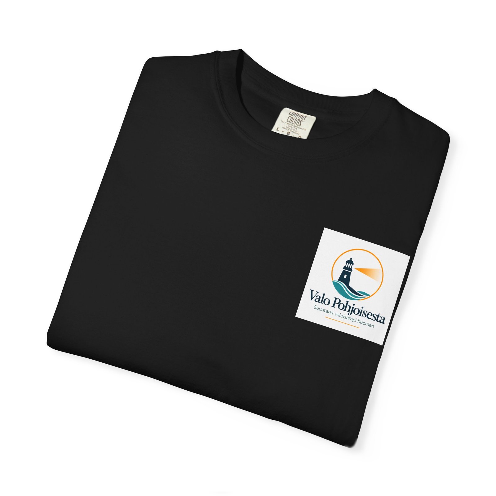 Lighthouse Coast Pocket T-paita — merihenkinen aaltoaiheinen T-paita - Image 15