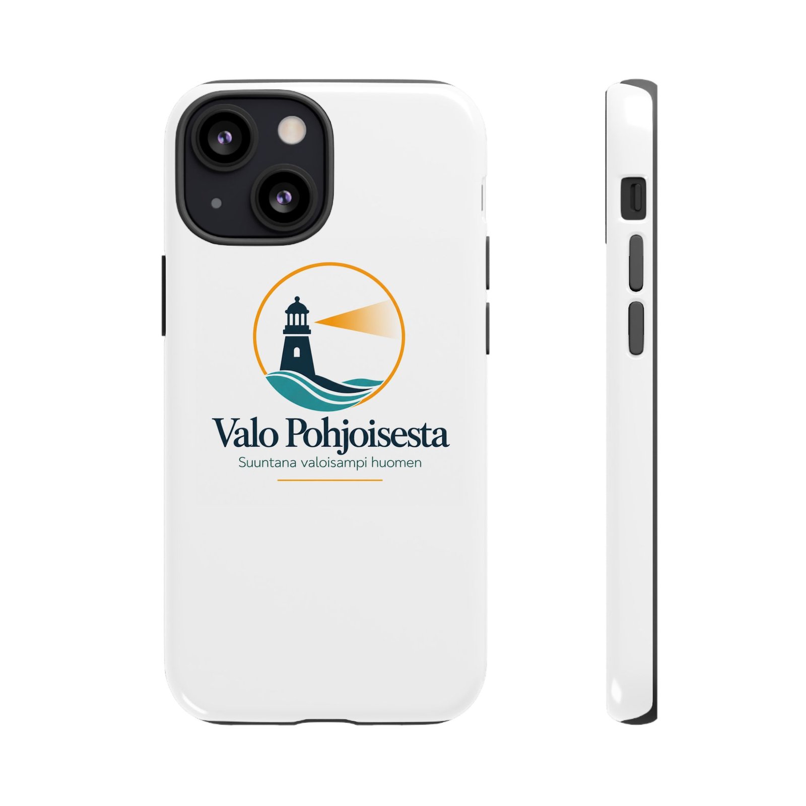 Lighthouse Logo Tough Phone Case — Valo Pohjoisesta Protective Cover - Image 47