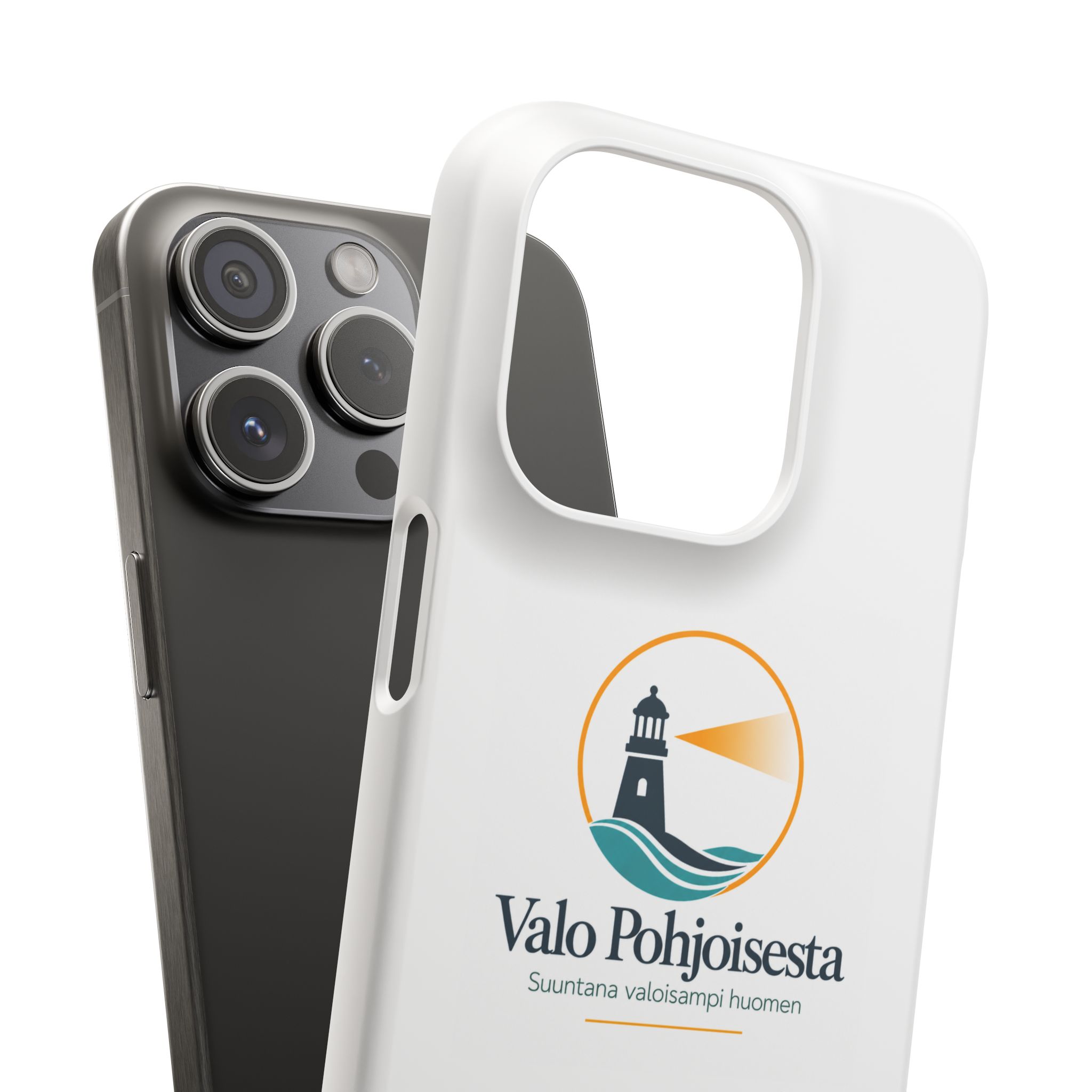 Lighthouse Logo Phone Case — Valo Pohjoisesta Snap Case - Image 131