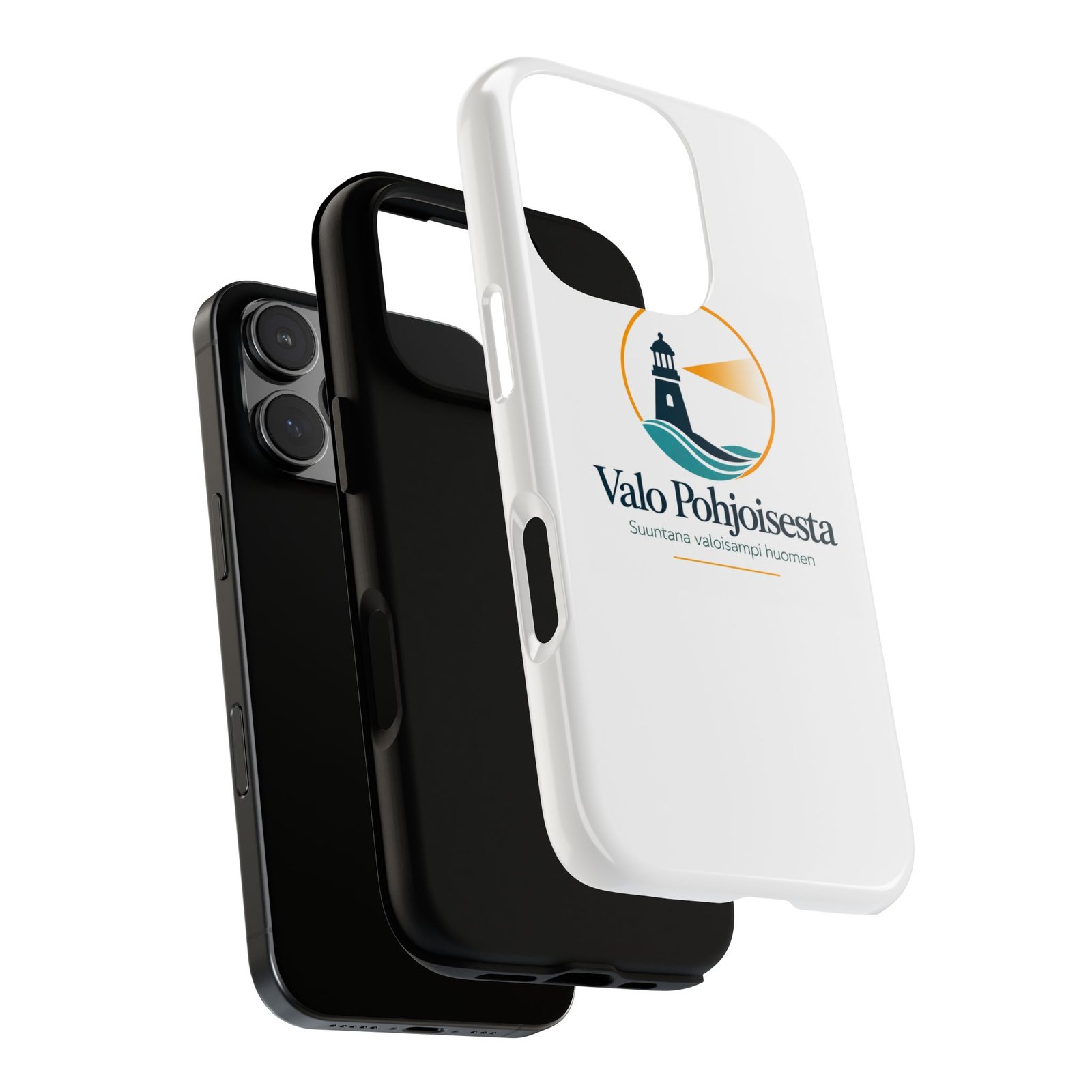 Lighthouse Logo Tough Phone Case — Valo Pohjoisesta Protective Cover - Image 40