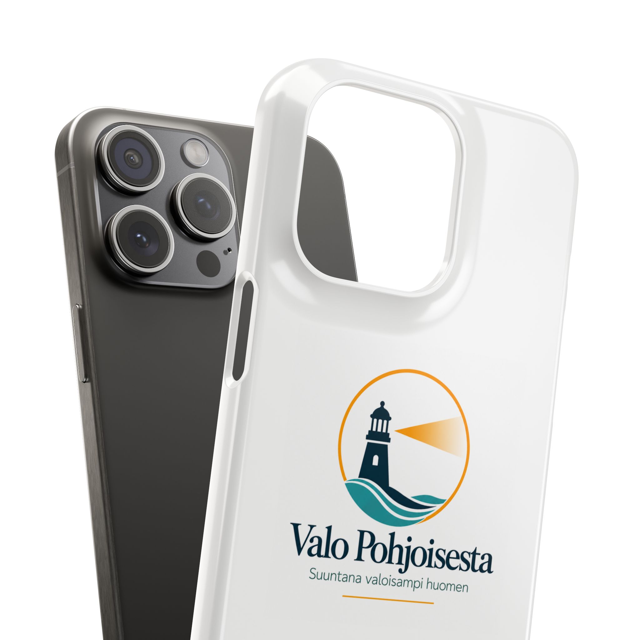 Lighthouse Logo Phone Case — Valo Pohjoisesta Snap Case - Image 140