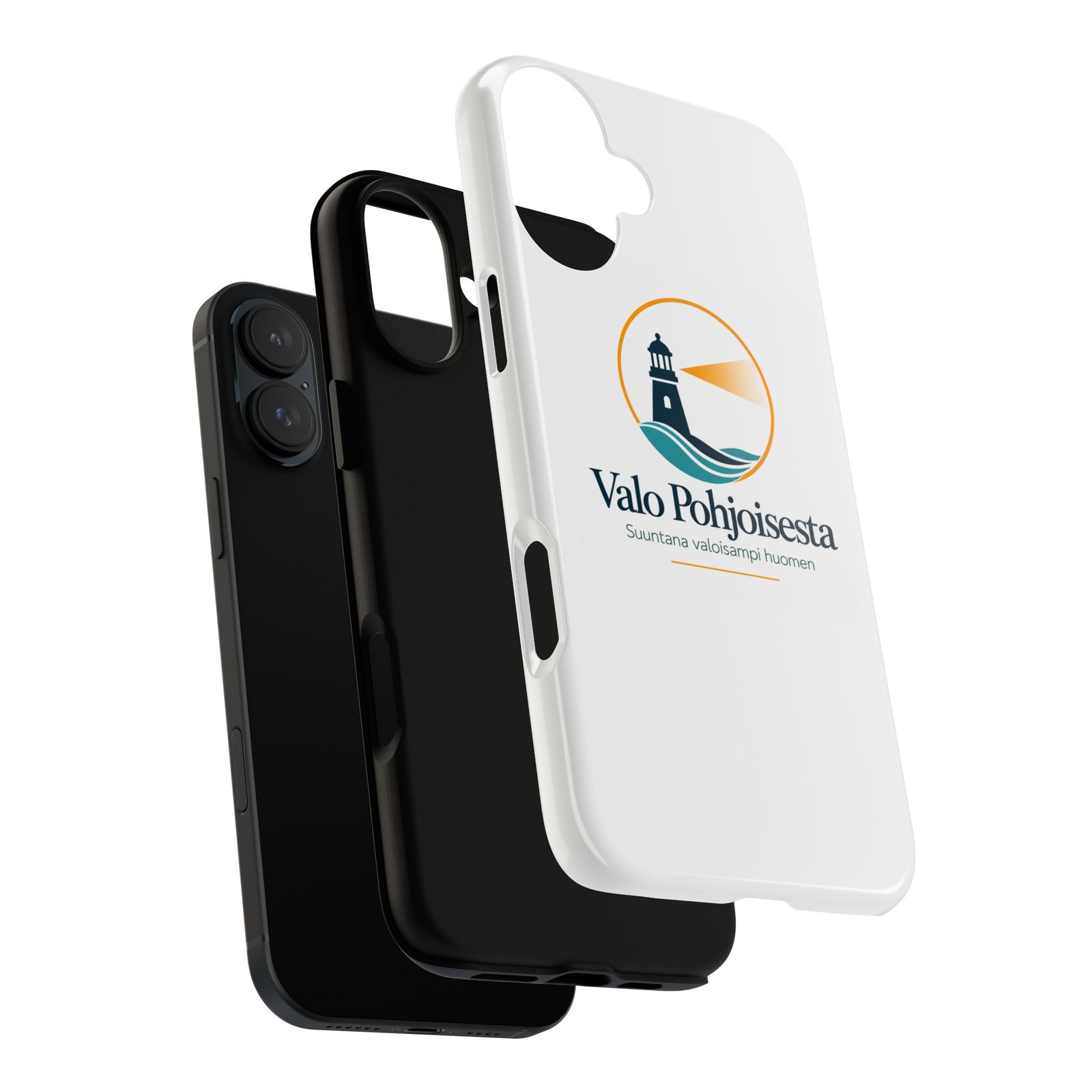 Lighthouse Logo Tough Phone Case — Valo Pohjoisesta Protective Cover - Image 29