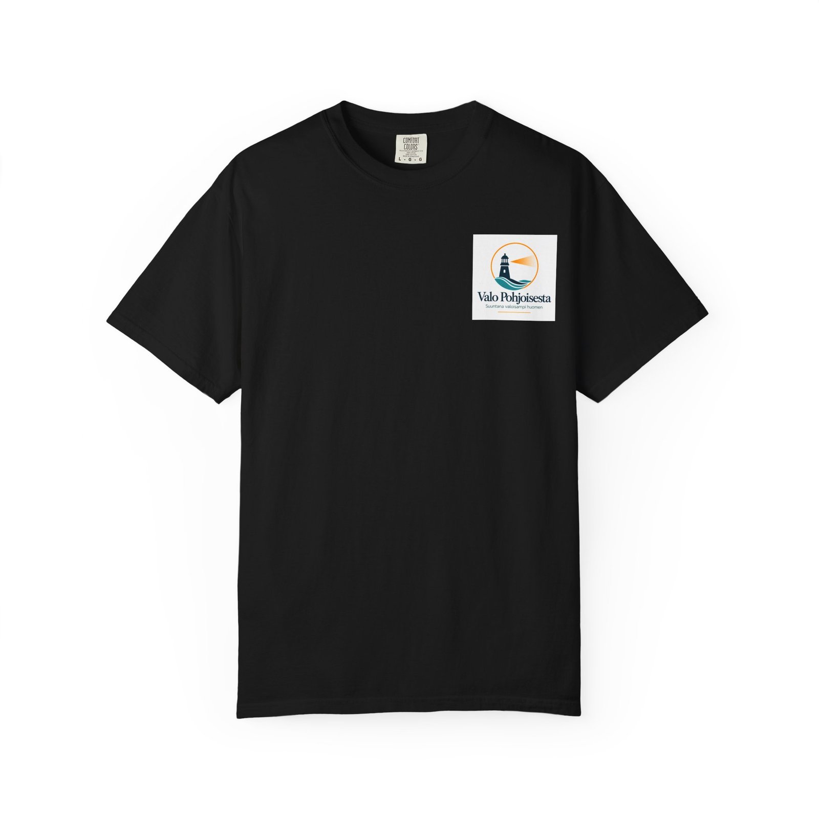 Lighthouse Coast Pocket T-paita — merihenkinen aaltoaiheinen T-paita - Image 13