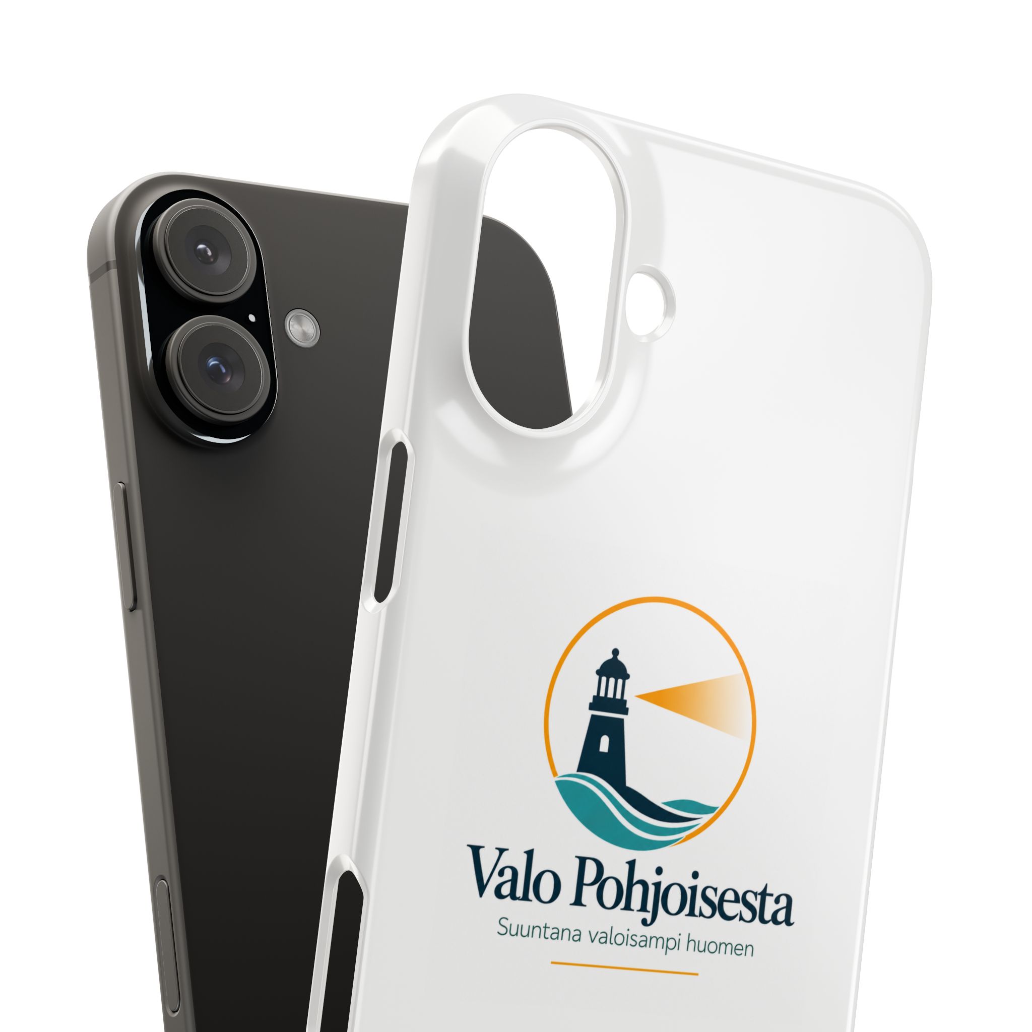 Lighthouse Logo Phone Case — Valo Pohjoisesta Snap Case - Image 110