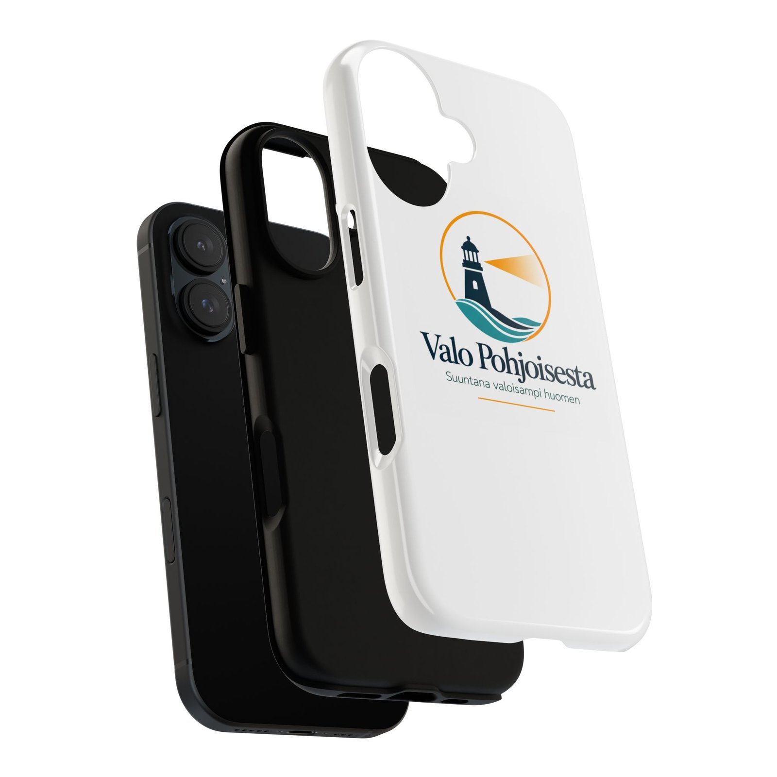Lighthouse Logo Tough Phone Case — Valo Pohjoisesta Protective Cover - Image 36