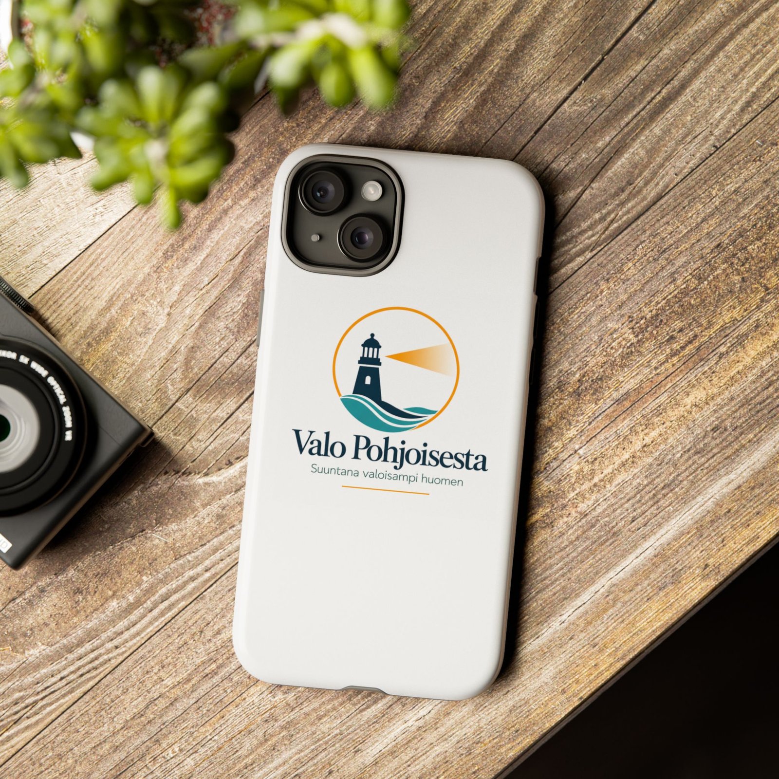 Lighthouse Logo Tough Phone Case — Valo Pohjoisesta Protective Cover - Image 21