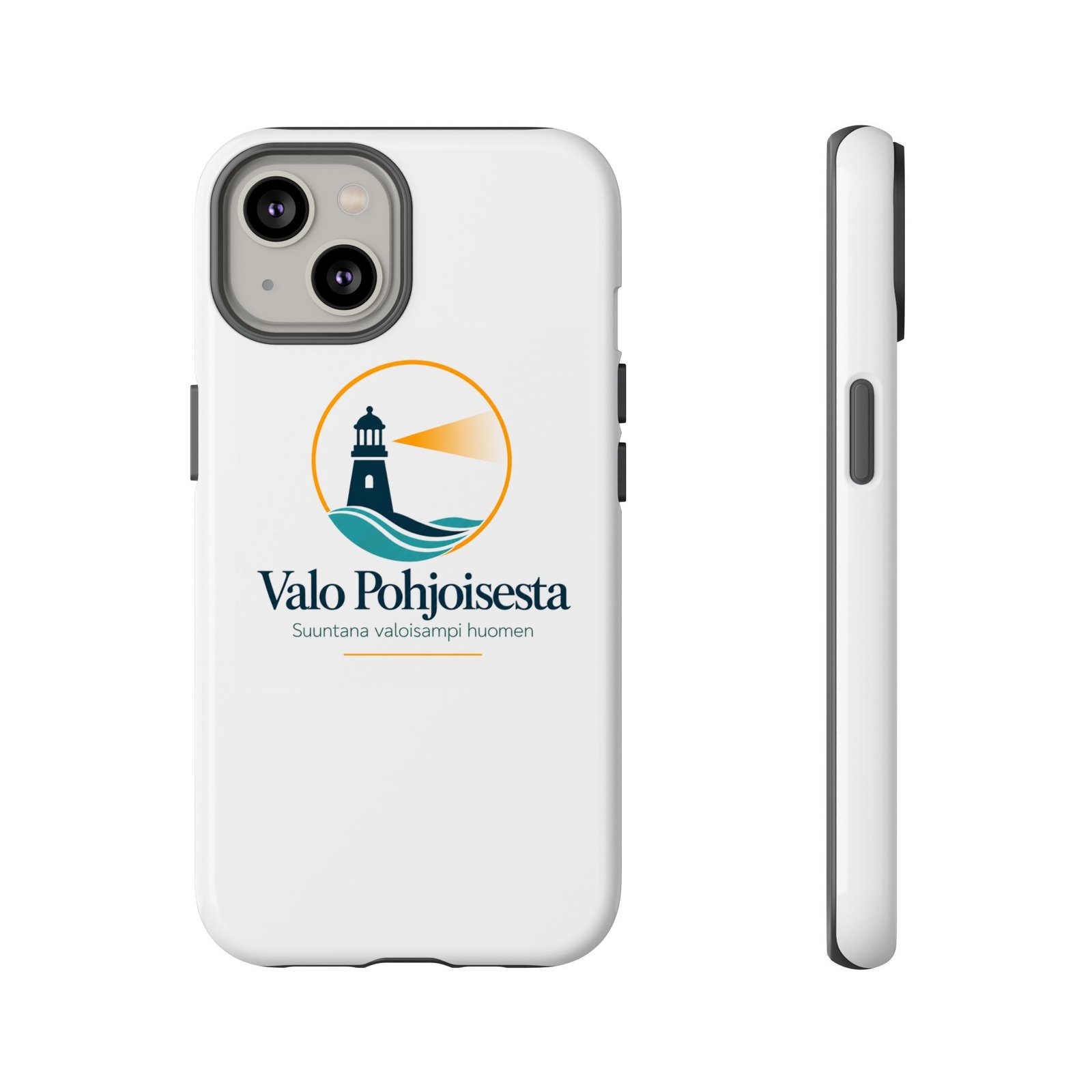 Lighthouse Logo Tough Phone Case — Valo Pohjoisesta Protective Cover - Image 60