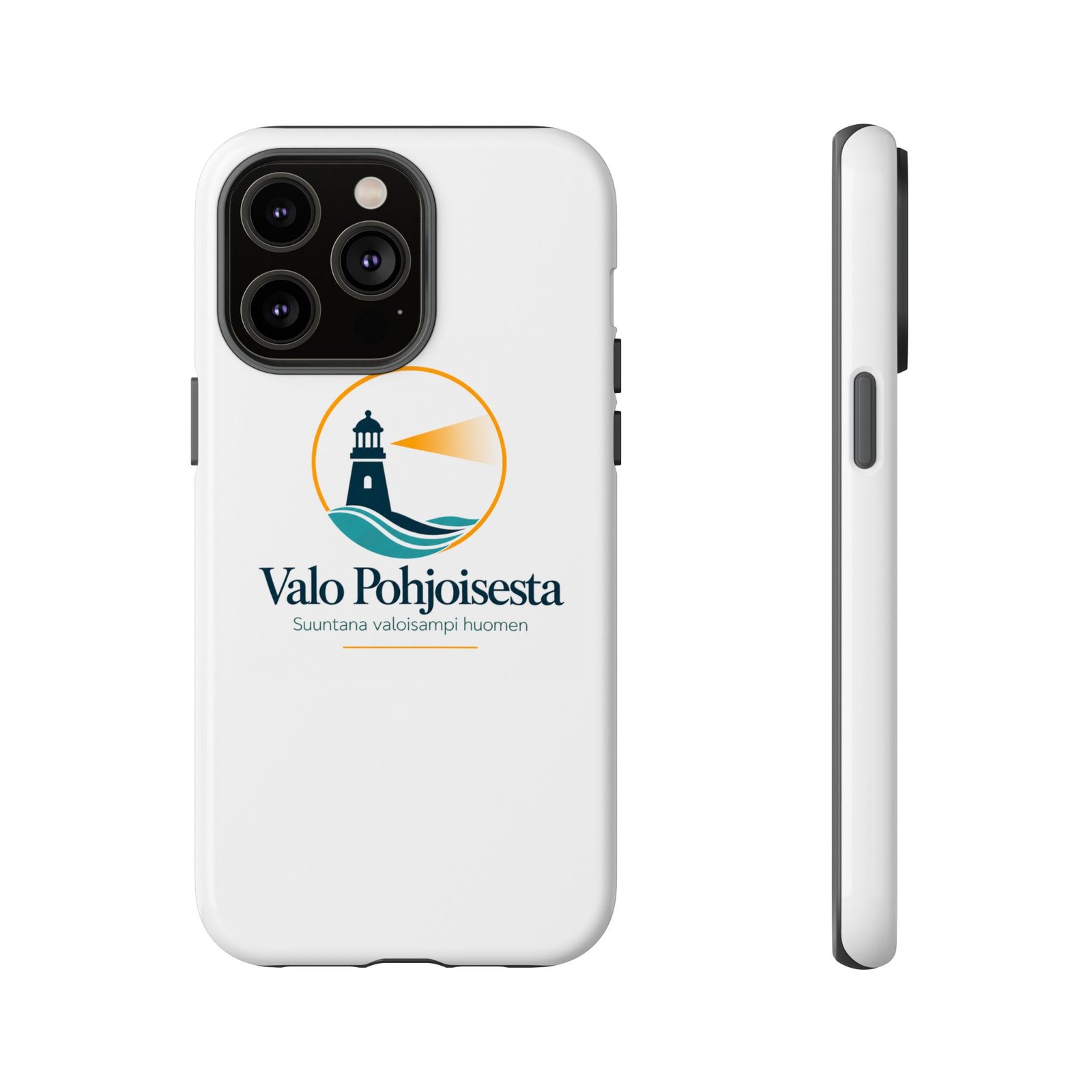 Lighthouse Logo Tough Phone Case — Valo Pohjoisesta Protective Cover - Image 15