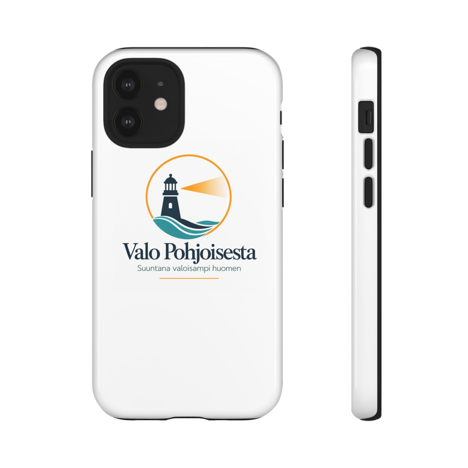 Lighthouse Logo Tough Phone Case — Valo Pohjoisesta Protective Cover - Image 46