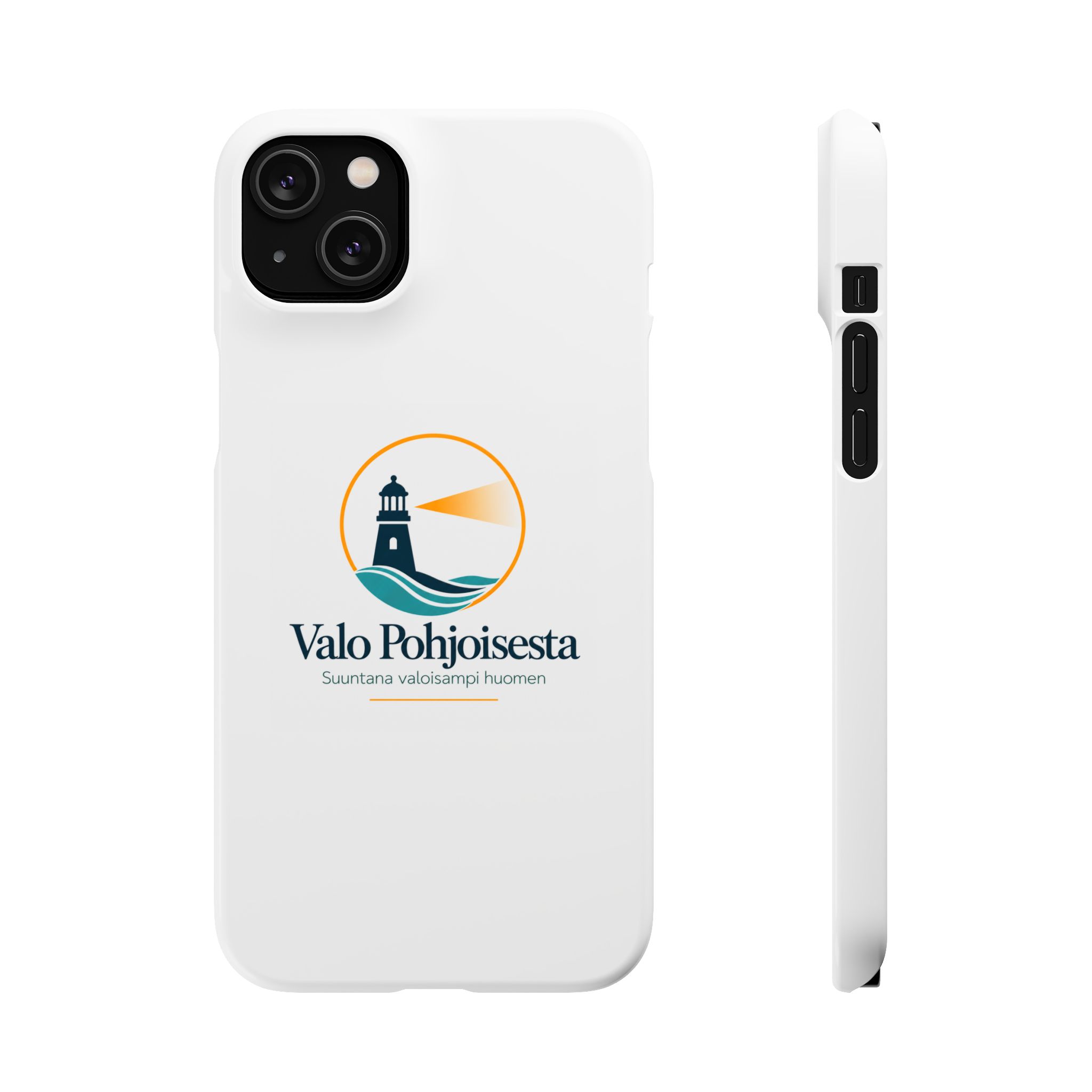 Lighthouse Logo Phone Case — Valo Pohjoisesta Snap Case - Image 88