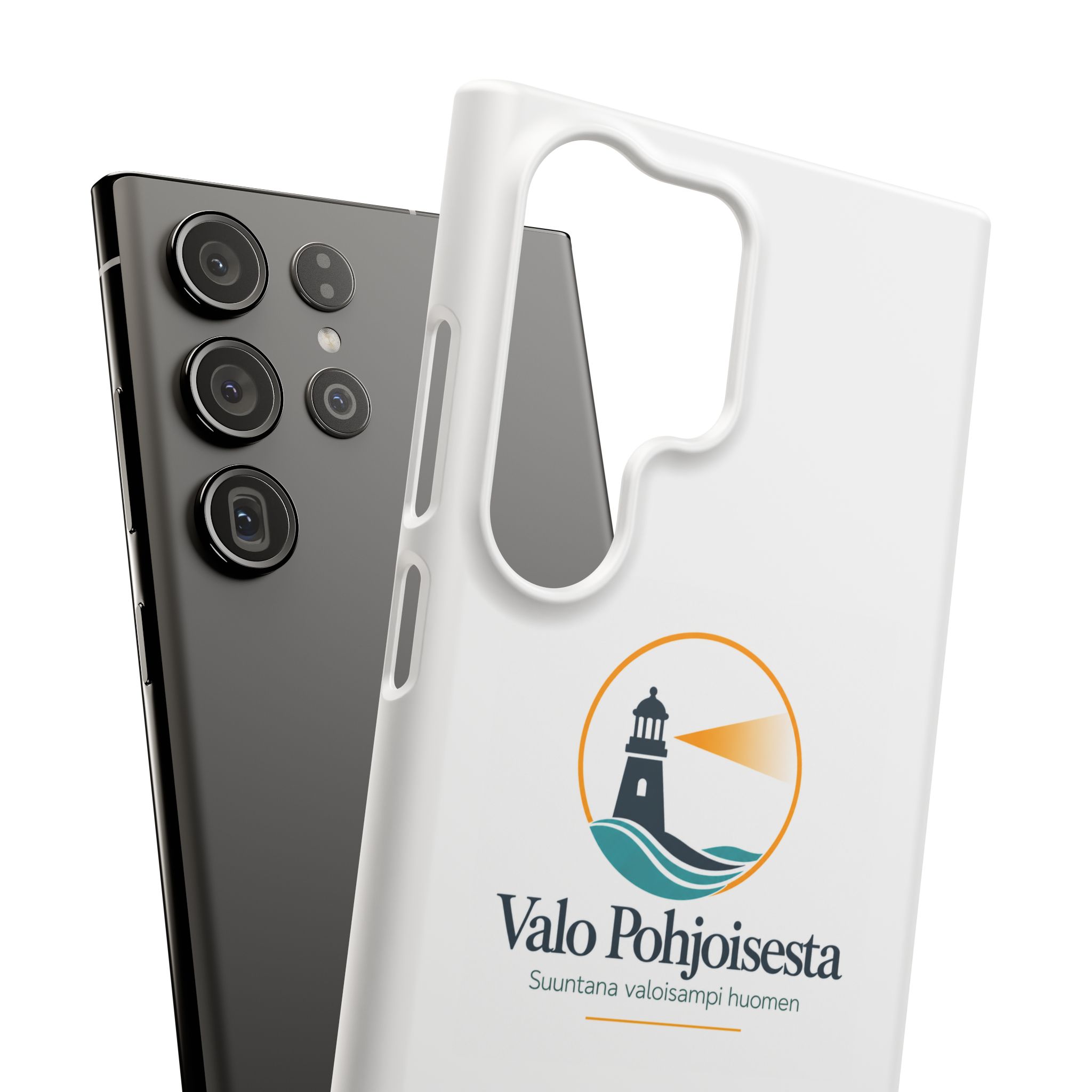 Lighthouse Logo Phone Case — Valo Pohjoisesta Snap Case - Image 179