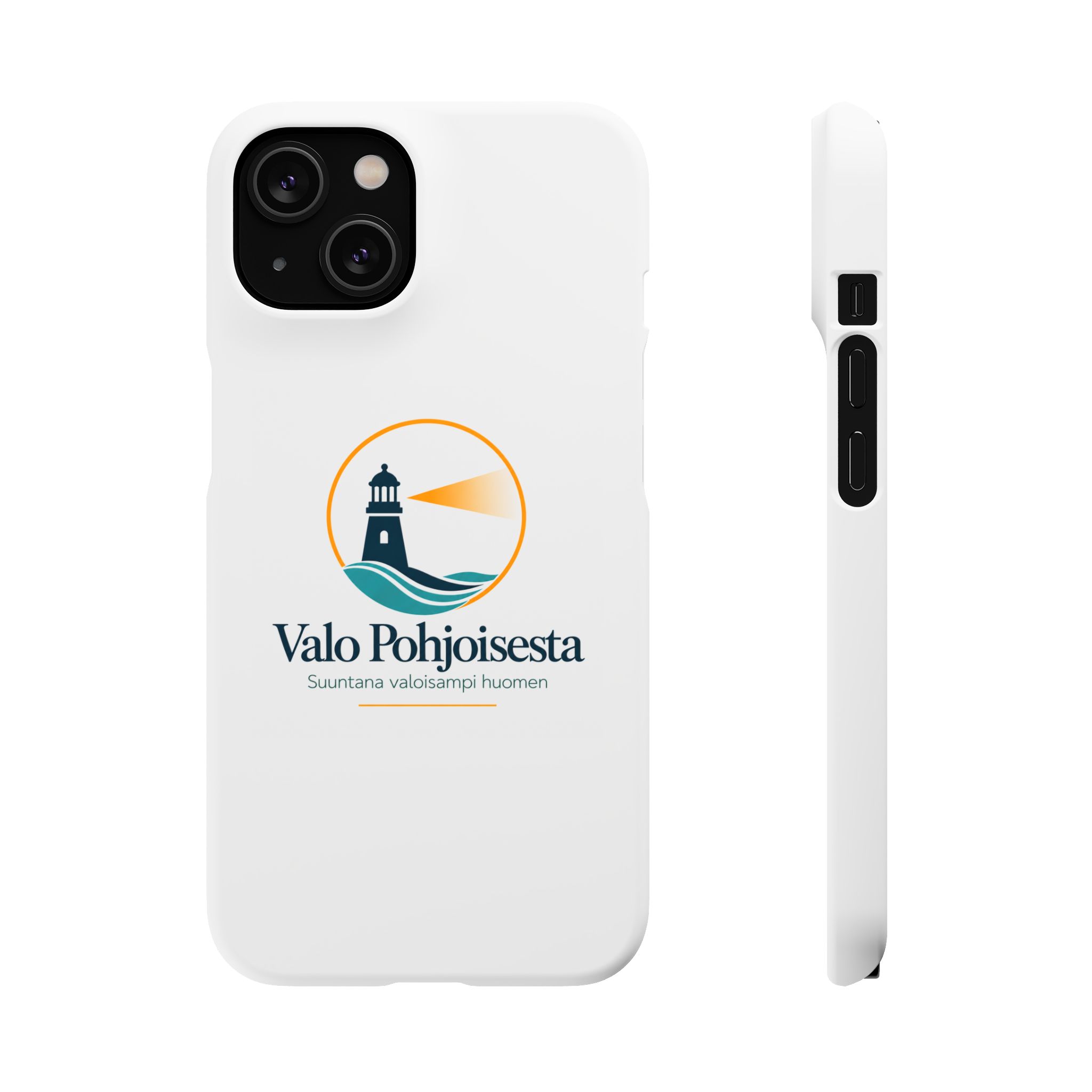 Lighthouse Logo Phone Case — Valo Pohjoisesta Snap Case - Image 82