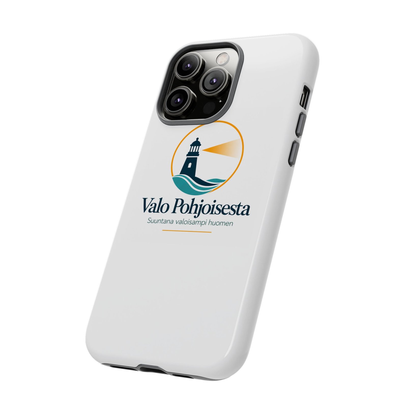 Lighthouse Logo Tough Phone Case — Valo Pohjoisesta Protective Cover - Image 16