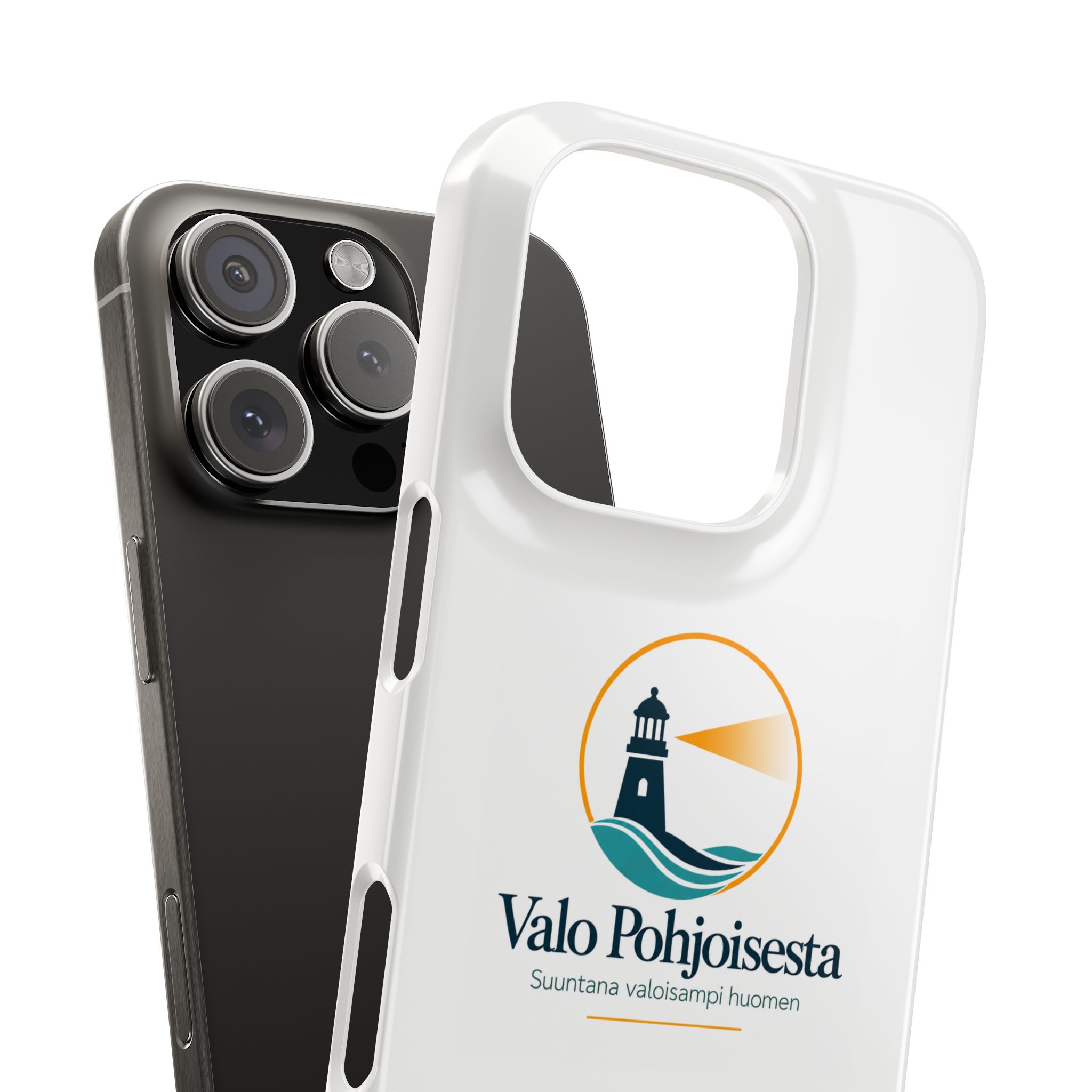 Lighthouse Logo Phone Case — Valo Pohjoisesta Snap Case - Image 104