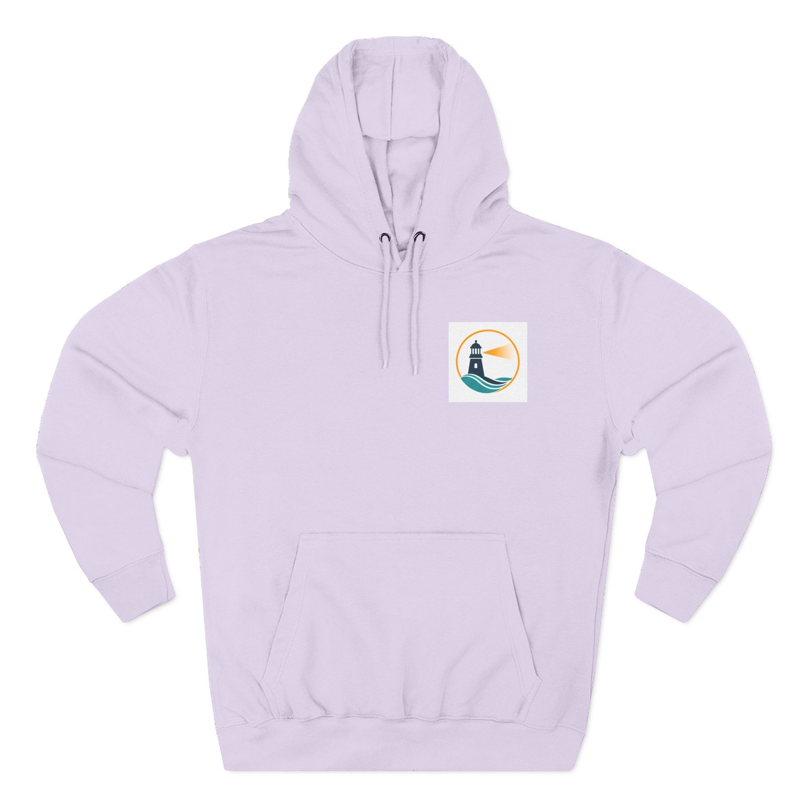 Lighthouse Wave -huppari — Minimalistinen rannikkoteemainen fleece - Image 17