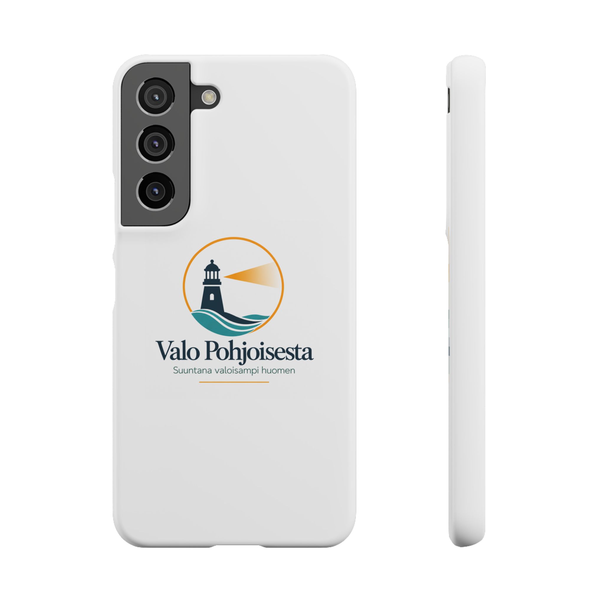 Lighthouse Logo Phone Case — Valo Pohjoisesta Snap Case - Image 68